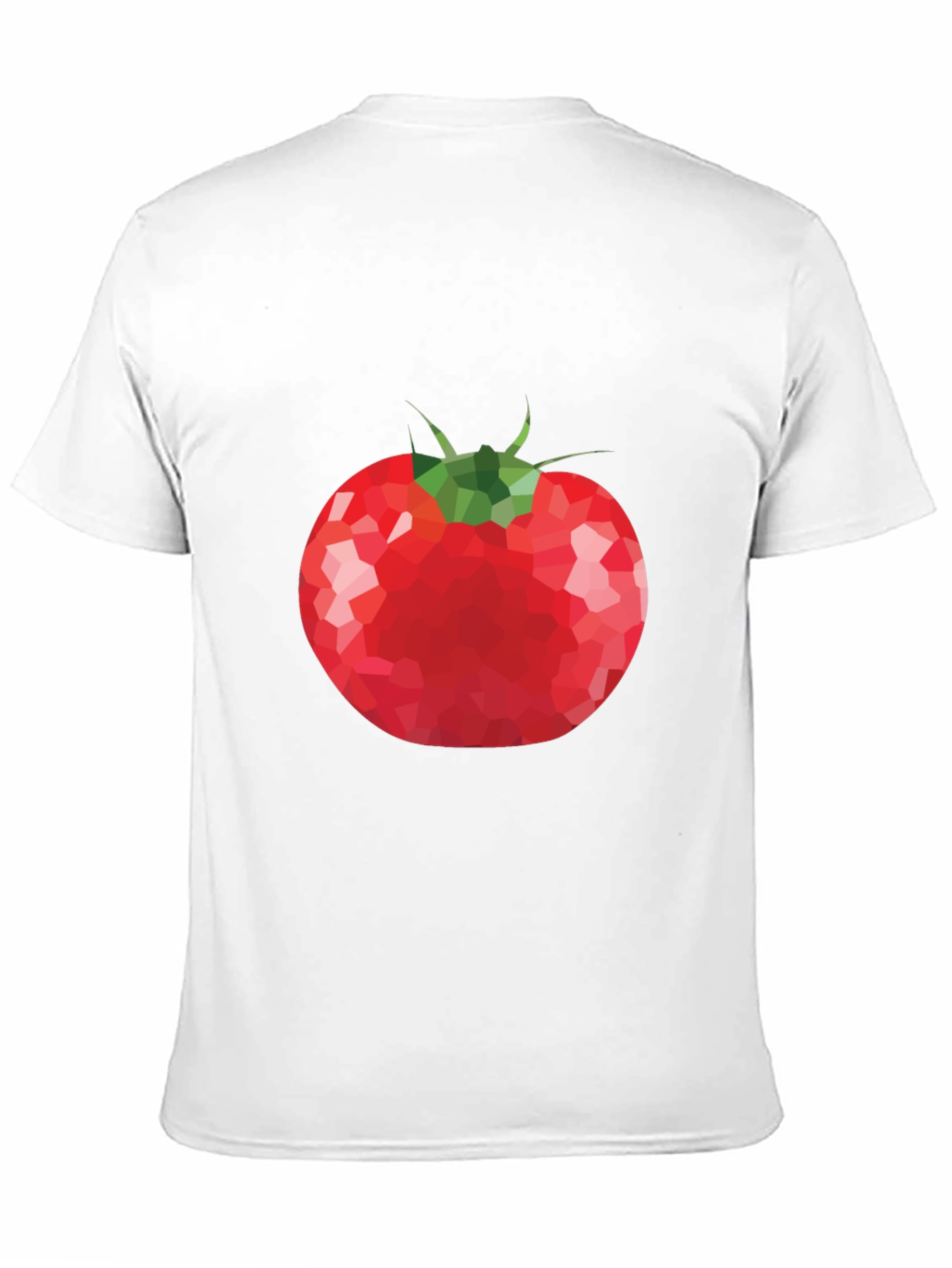 Tomato Graphic T-Shirt - Unique Poly Art Tee