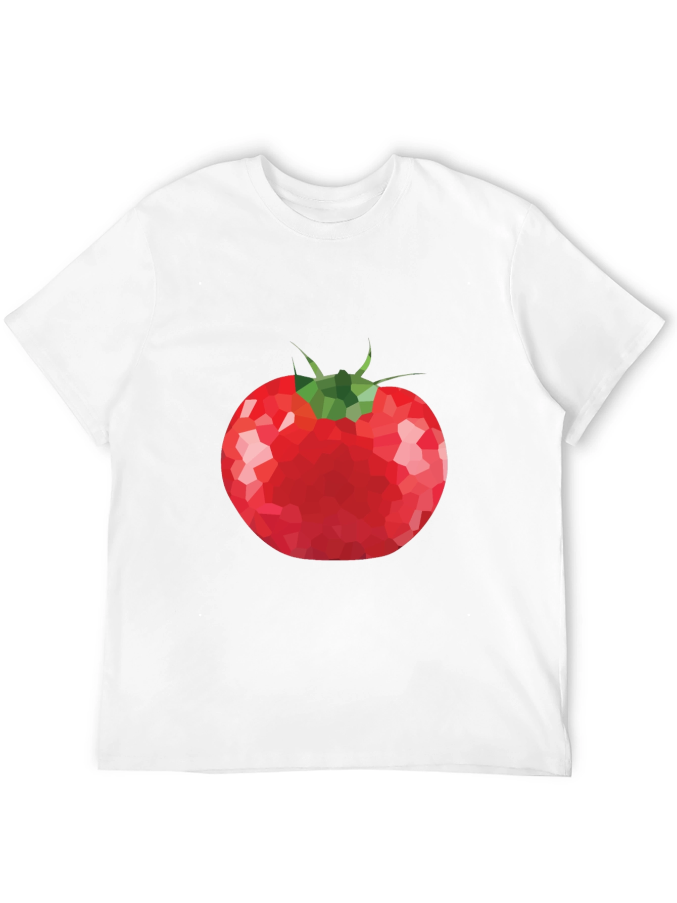 Tomato Graphic T-Shirt - Unique Poly Art Tee