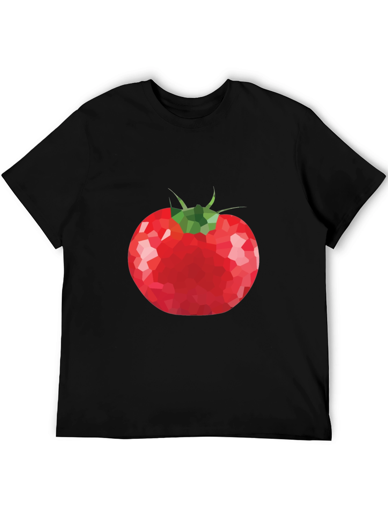 Tomato Graphic T-Shirt - Unique Poly Art Tee