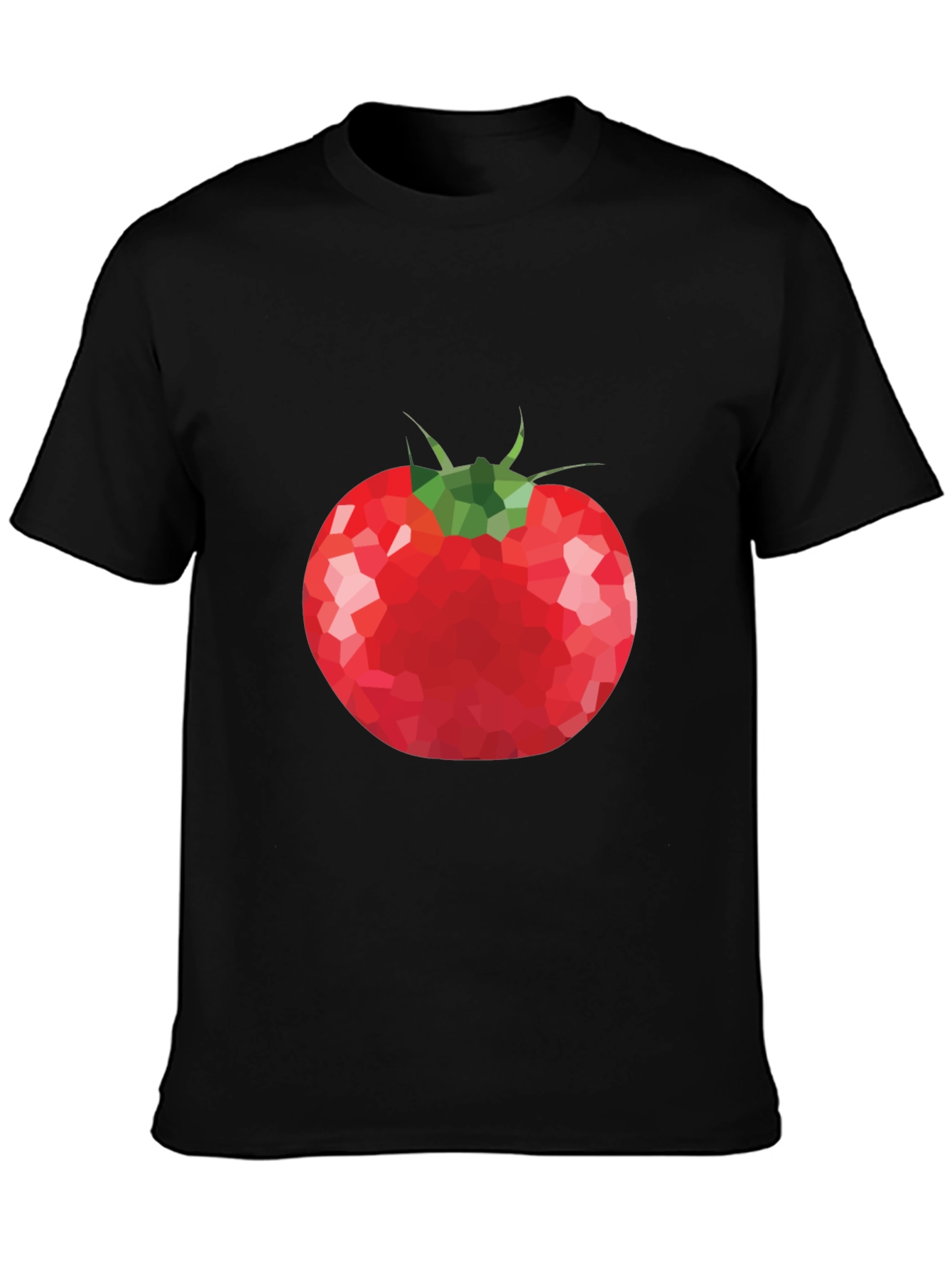Tomato Graphic T-Shirt - Unique Poly Art Tee