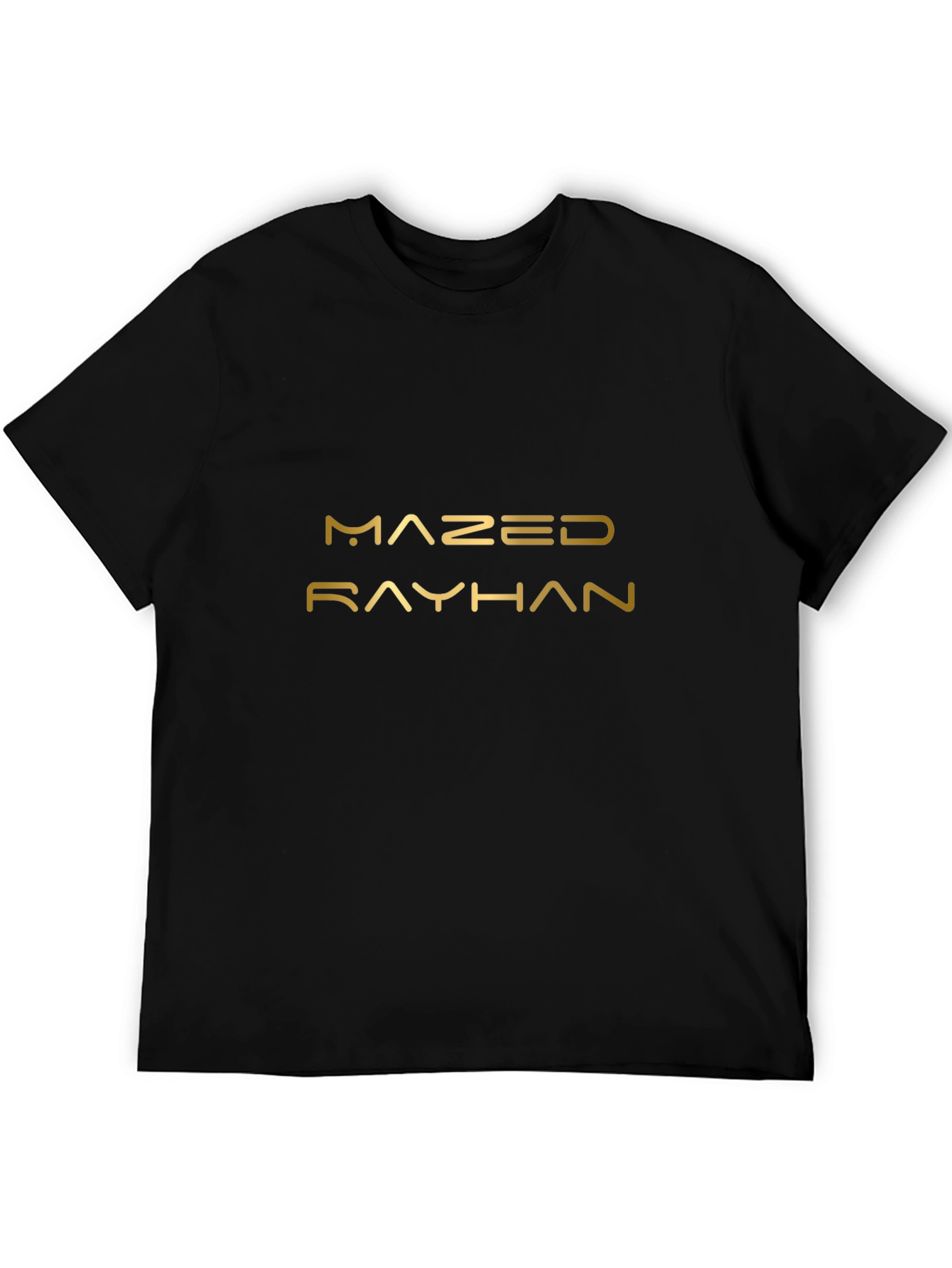 MAZED RAYHAN Black Graphic Tee