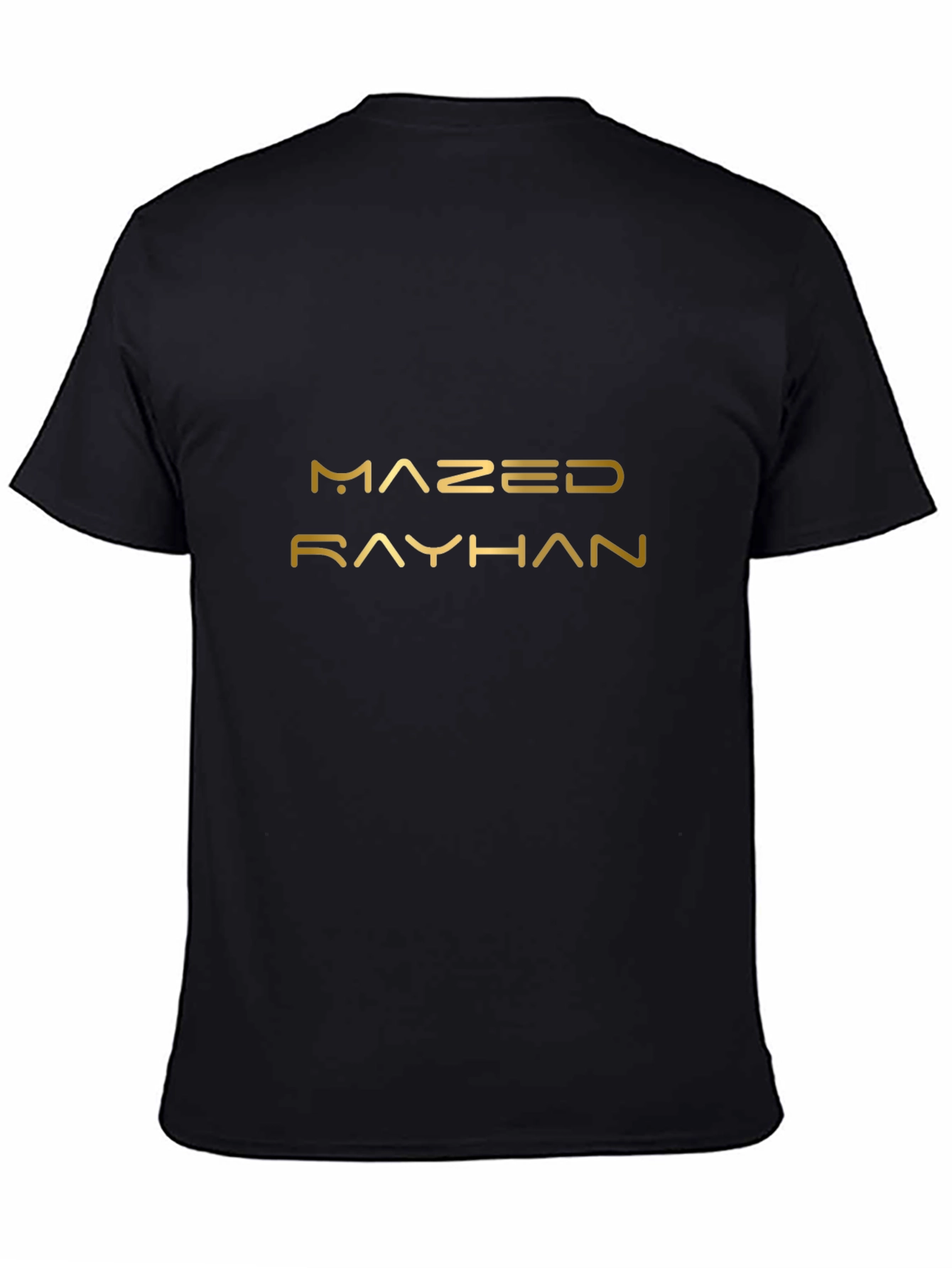 MAZED RAYHAN Black Graphic Tee