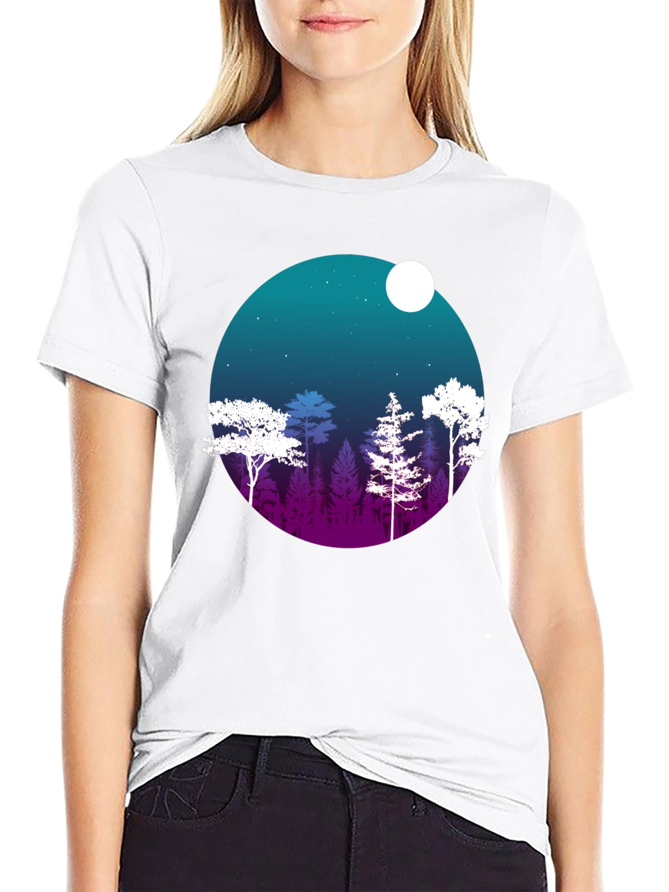 Night Forest Graphic Tee