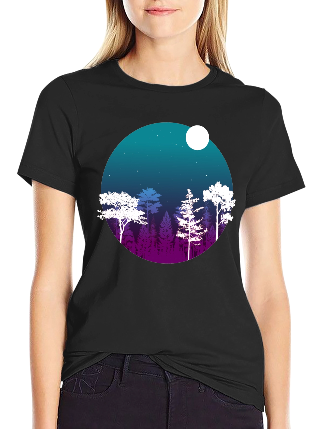 Night Forest Graphic Tee