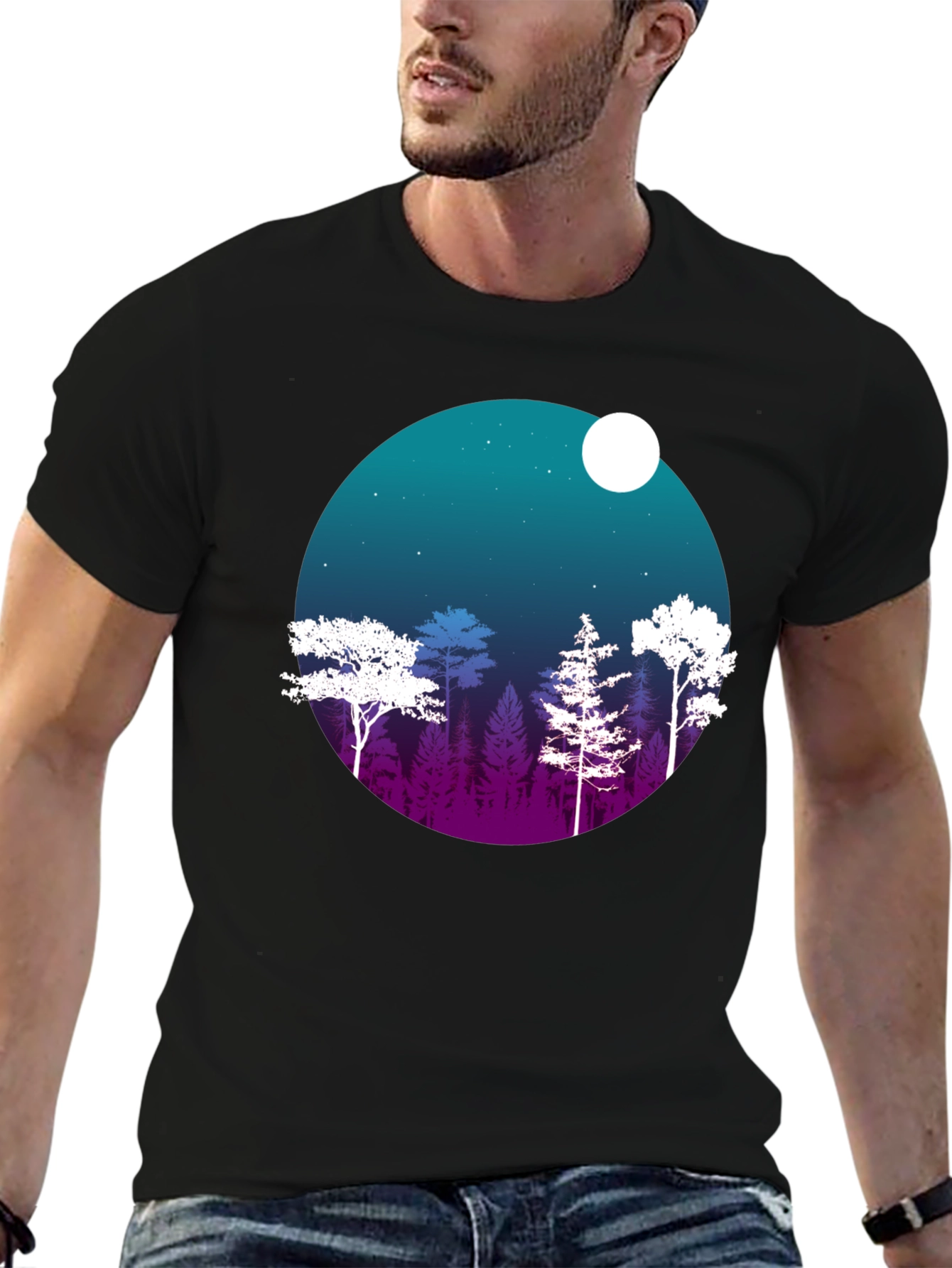 Night Forest Graphic Tee