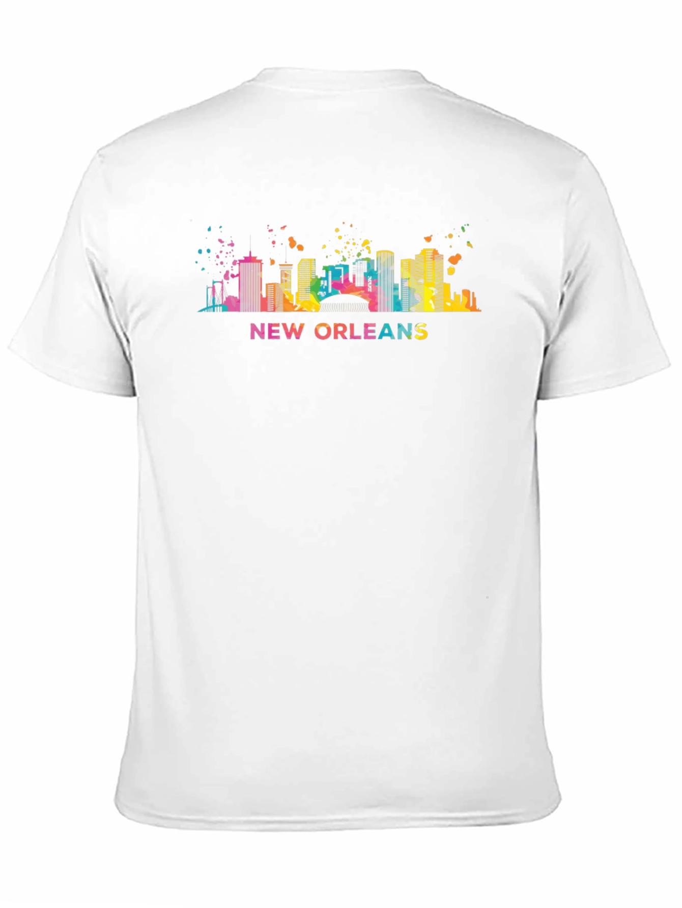 New Orleans Skyline Black T-Shirt