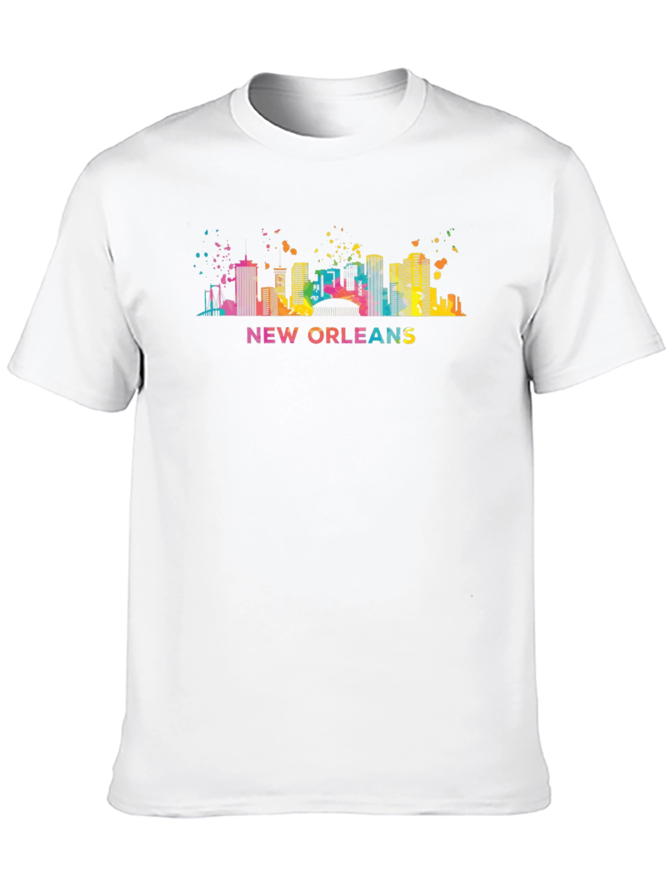 New Orleans Skyline Black T-Shirt