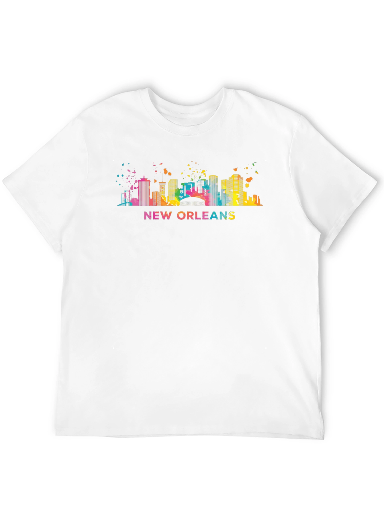 New Orleans Skyline Black T-Shirt