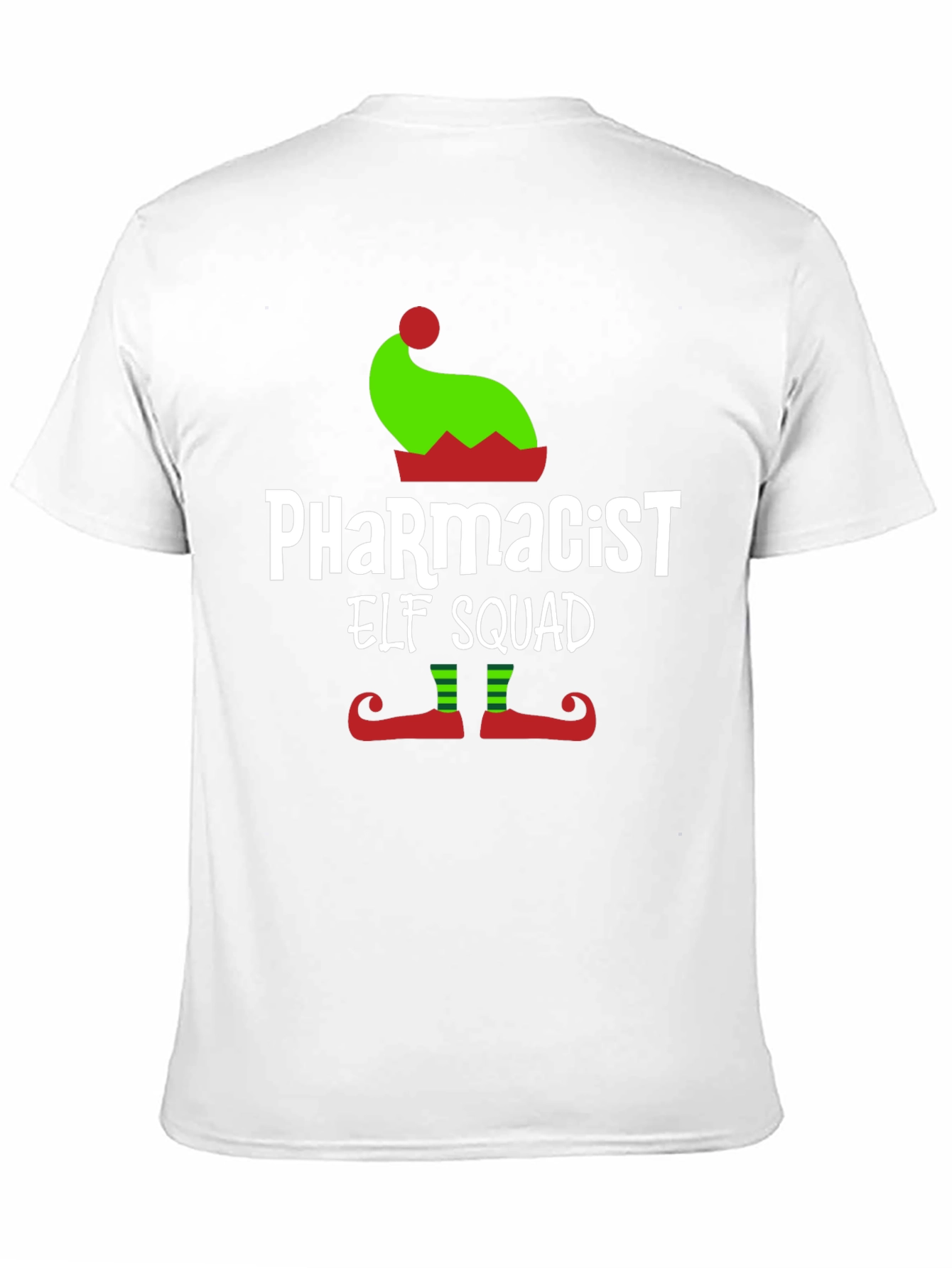 Pharmacist Elf Squad T-Shirt Christmas Tee
