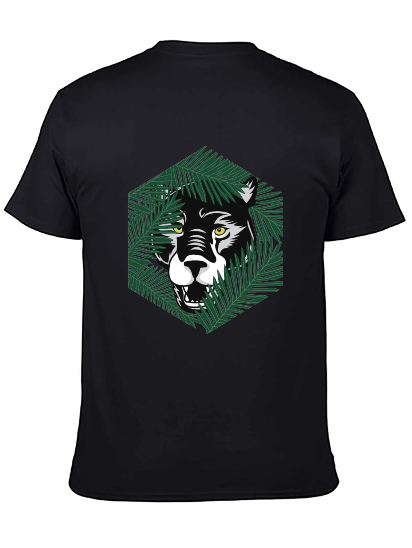 Jungle Cat Graphic Tee - Modern Mens T-Shirt
