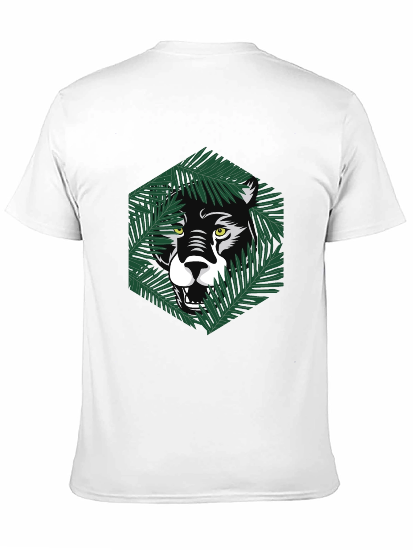 Jungle Cat Graphic Tee - Modern Mens T-Shirt