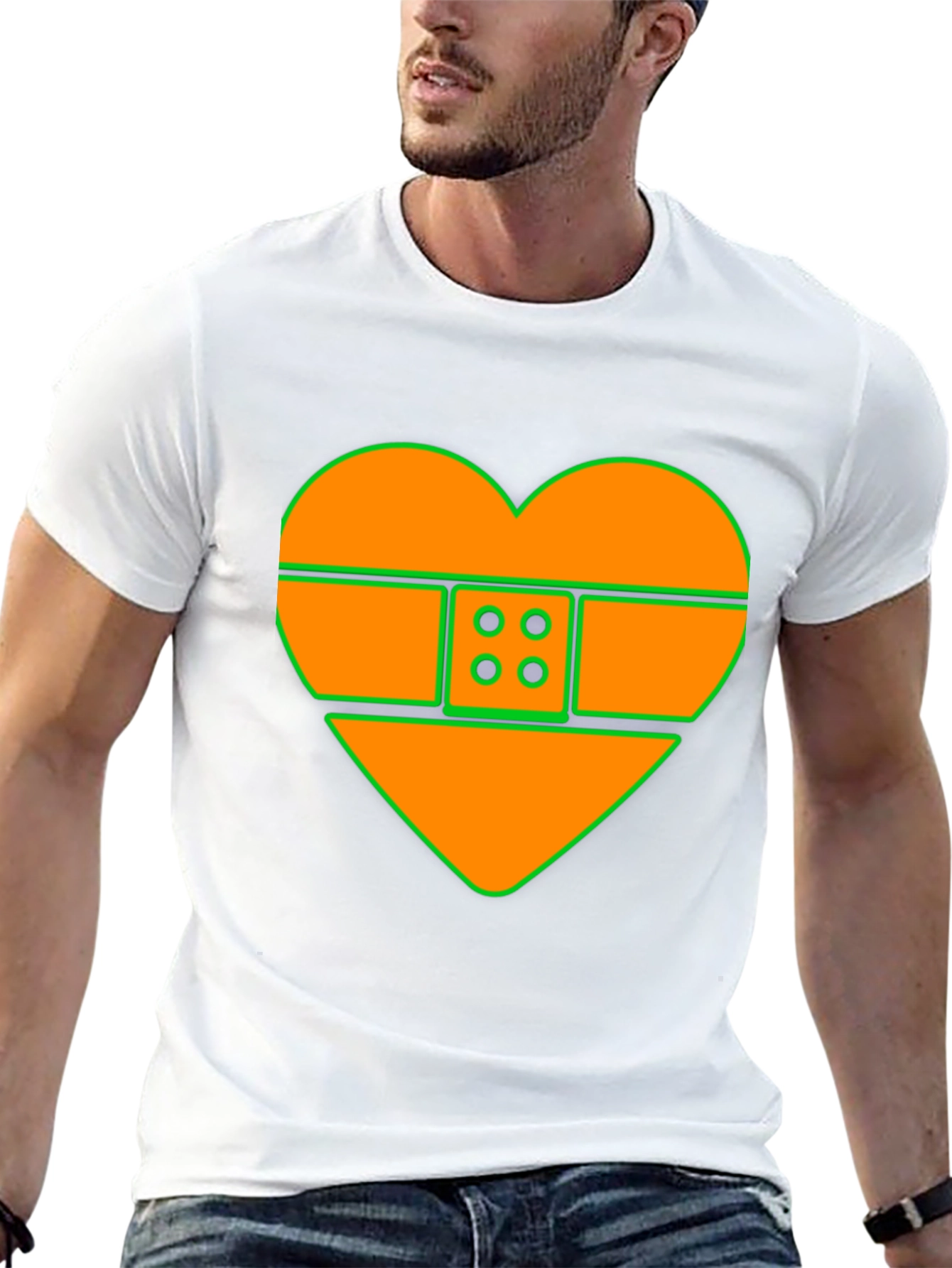 Heart Bandage T-Shirt - Unique Graphic Tee