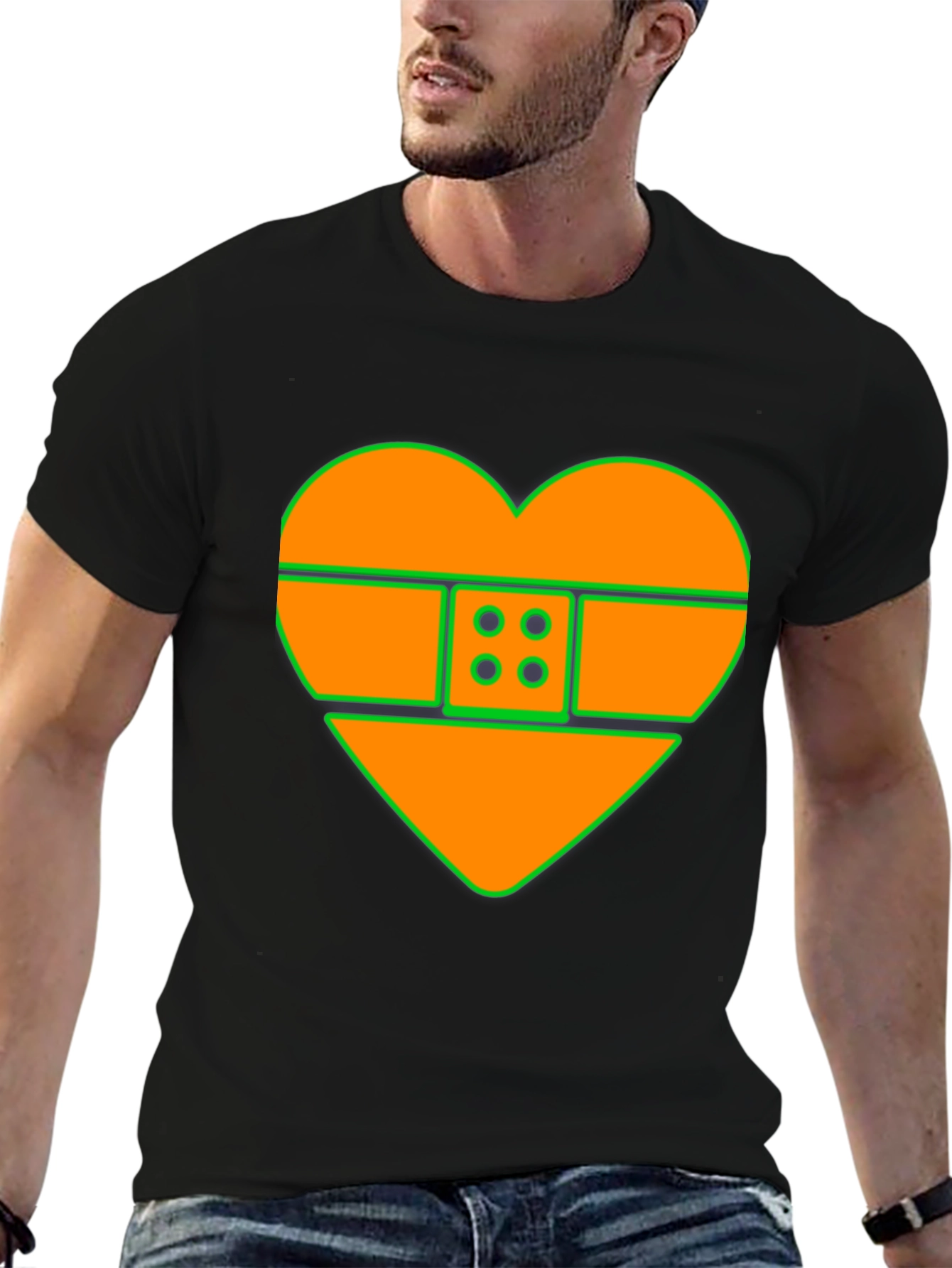 Heart Bandage T-Shirt - Unique Graphic Tee