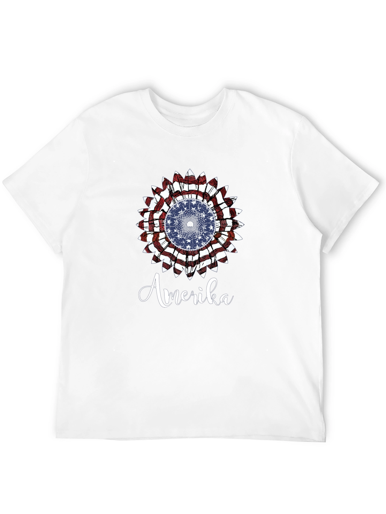 Amerika Patriotic Graphic T-Shirt