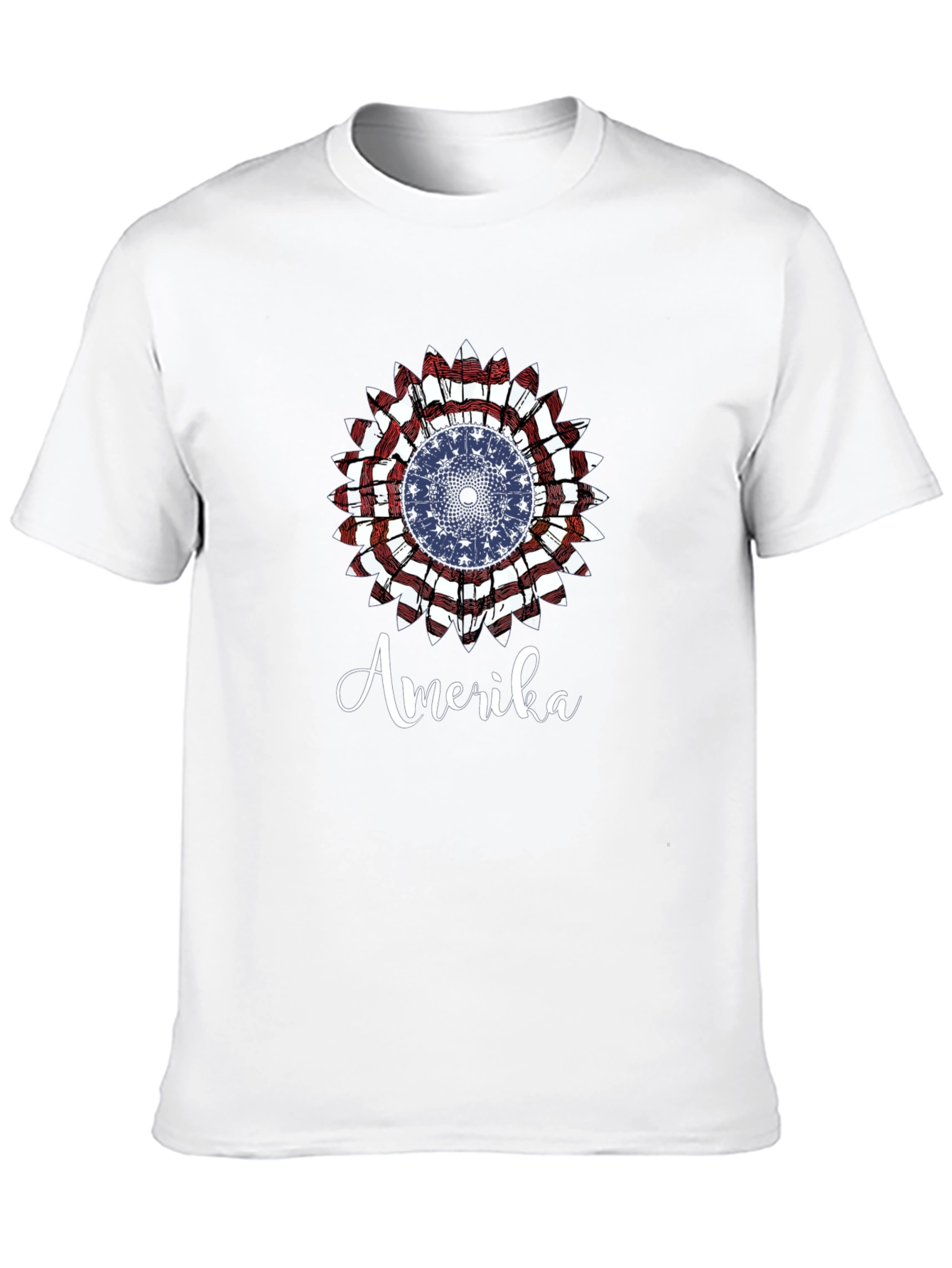 Amerika Patriotic Graphic T-Shirt