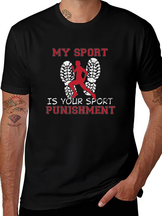 My Sport Is Your Sport Punishment Black T-Shirt