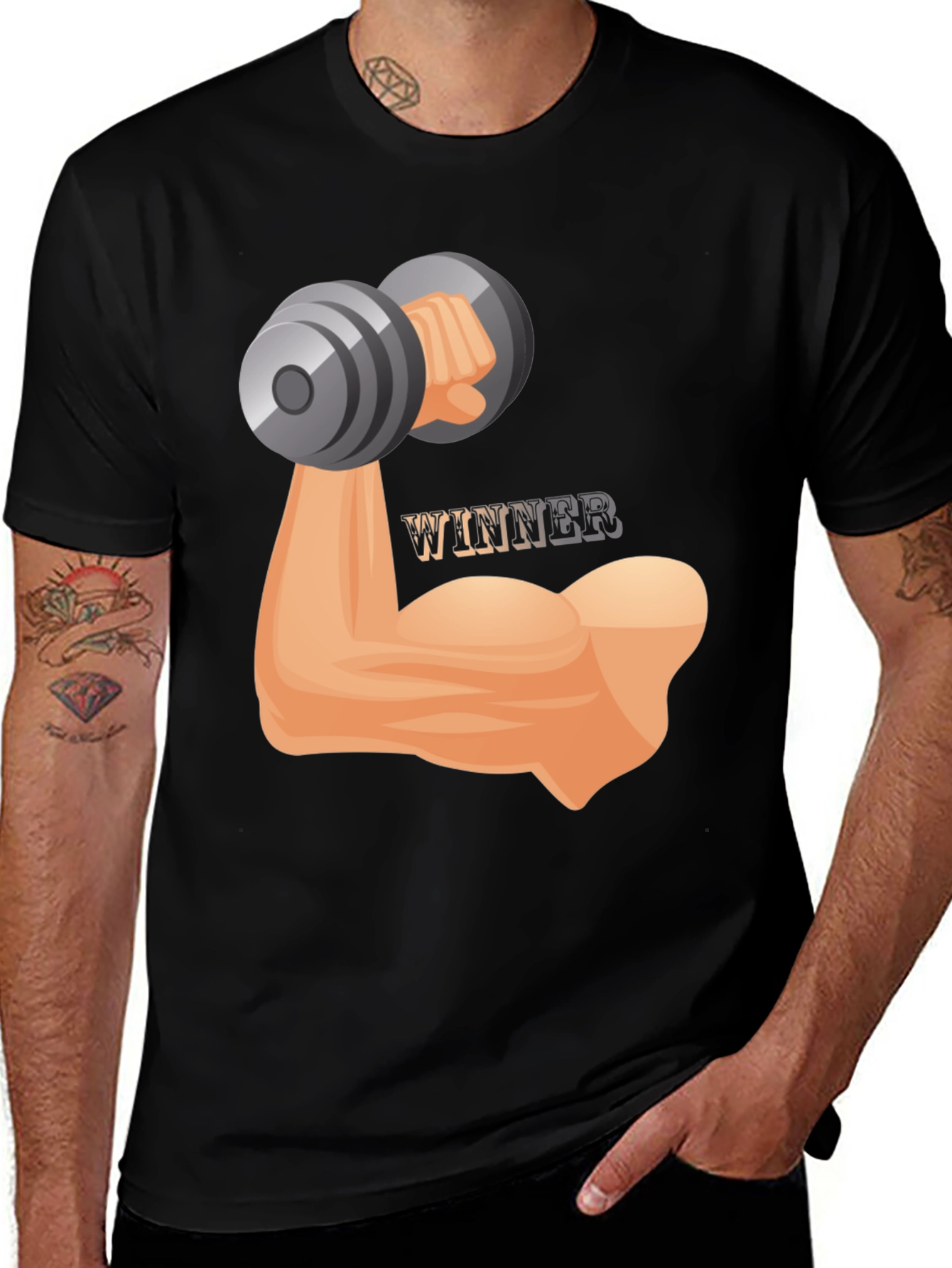 Winner Muscle Arm T-Shirt