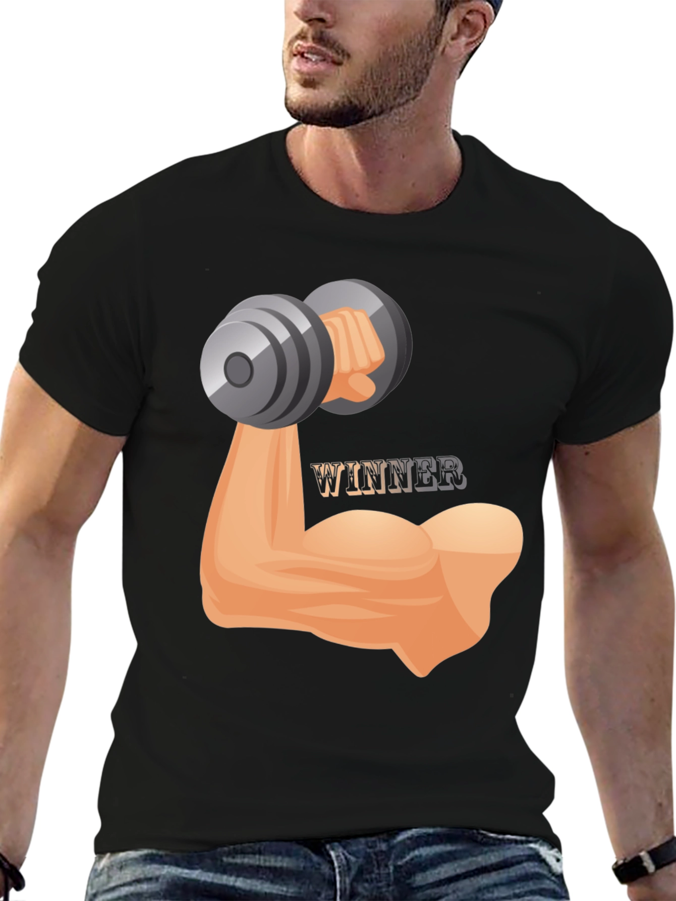 Winner Muscle Arm T-Shirt