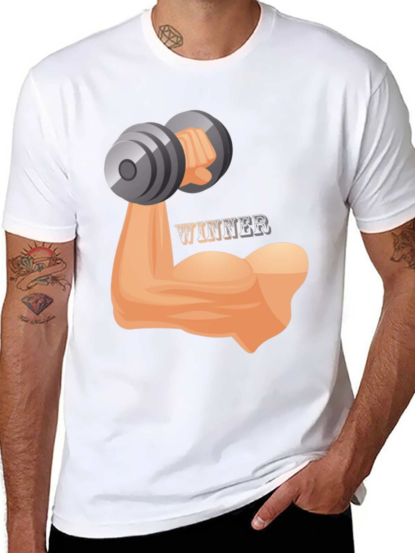 Winner Muscle Arm T-Shirt