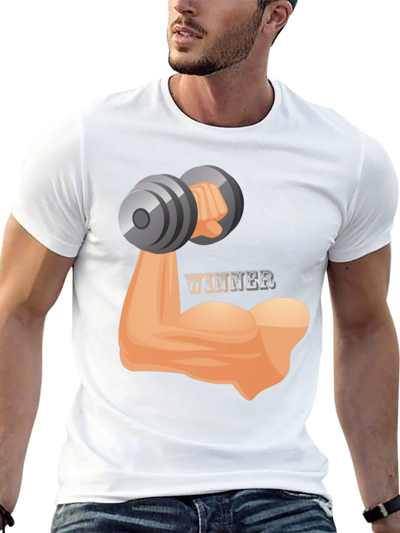 Winner Muscle Arm T-Shirt