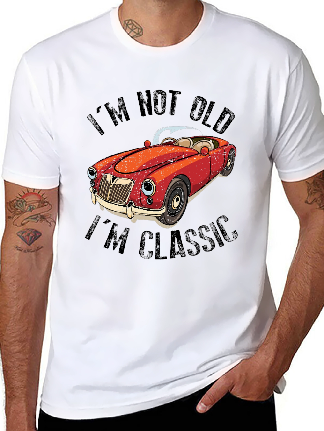 Im Not Old Im Classic Car Graphic T-Shirt