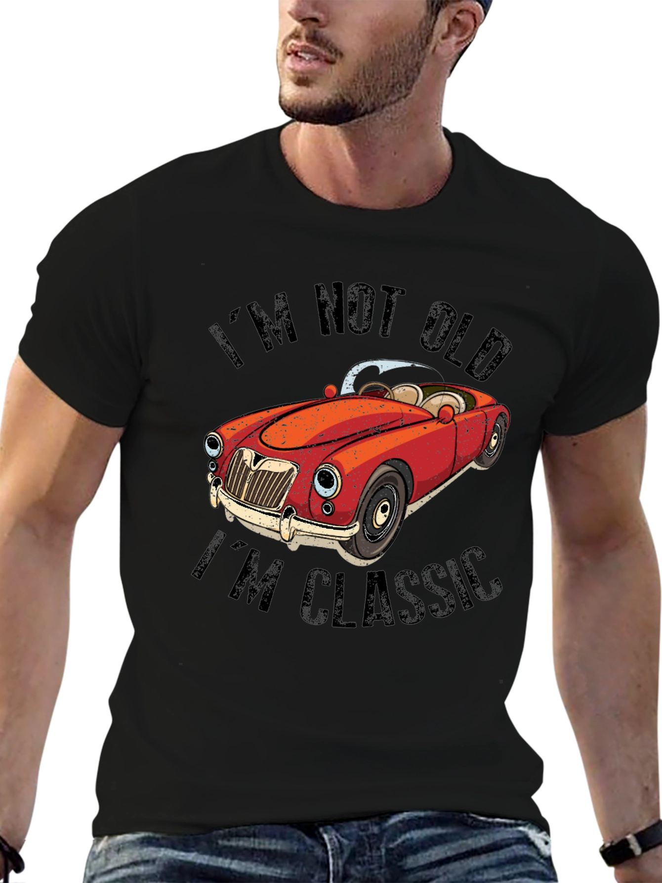 Im Not Old Im Classic Car Graphic T-Shirt