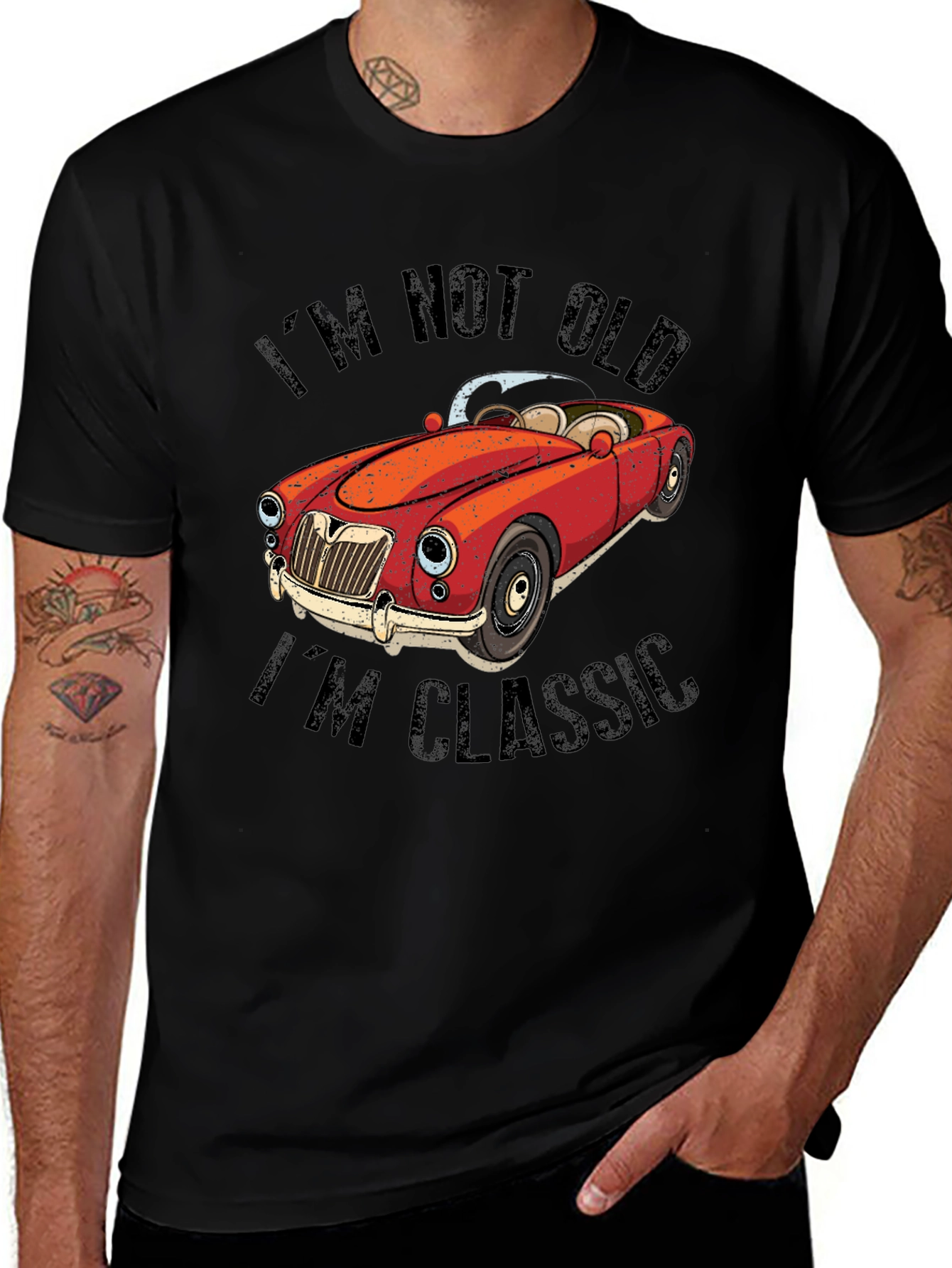 Im Not Old Im Classic Car Graphic T-Shirt
