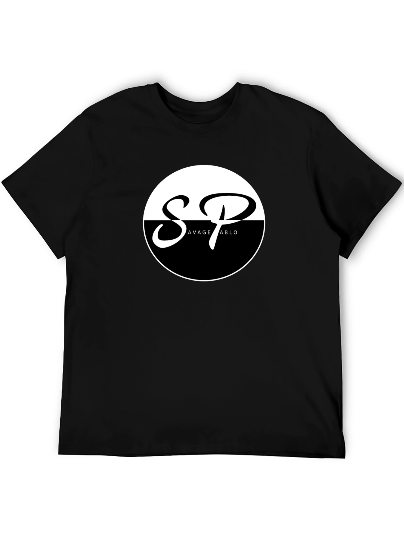 Savage Pablo Black Graphic T-Shirt