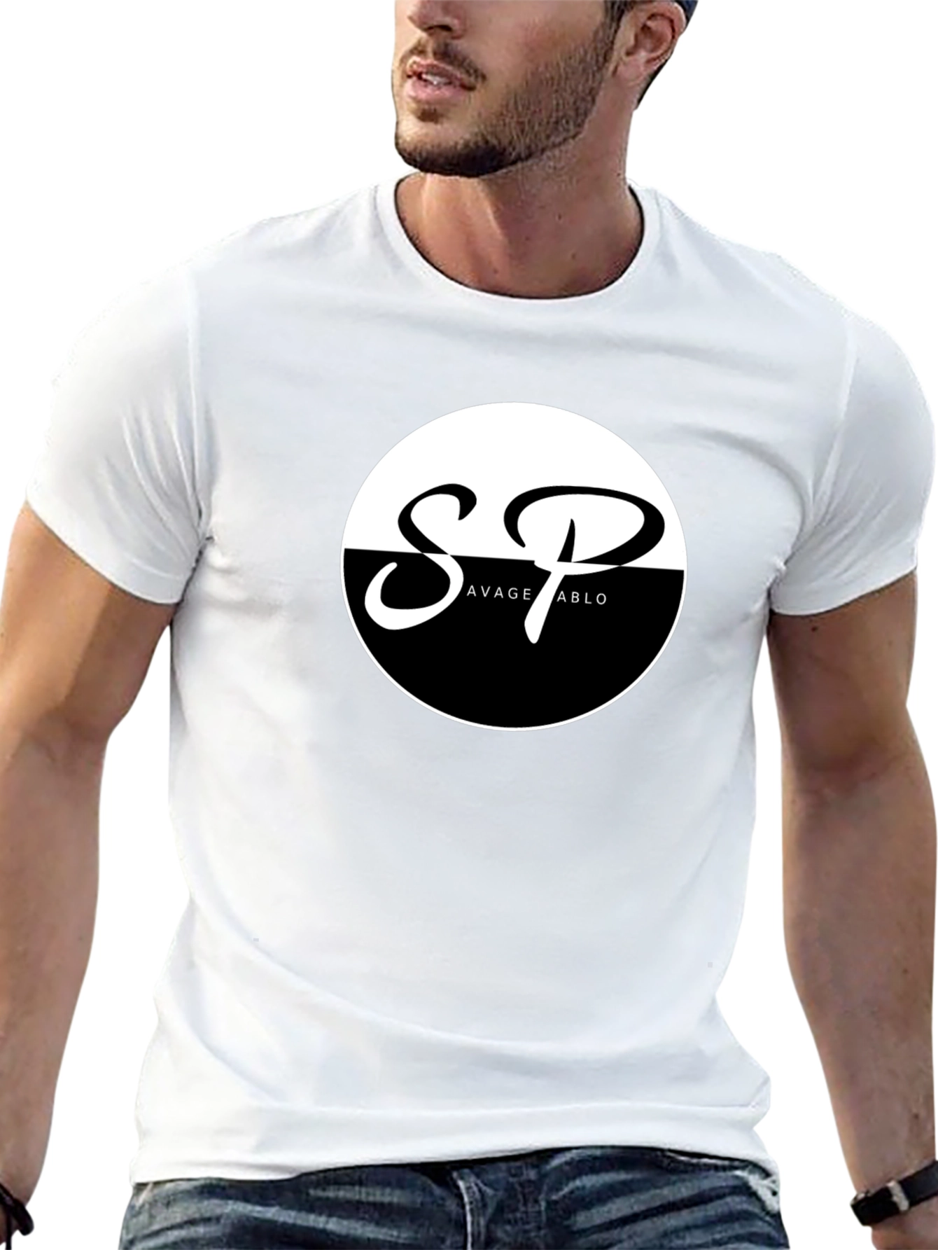 Savage Pablo Black Graphic T-Shirt