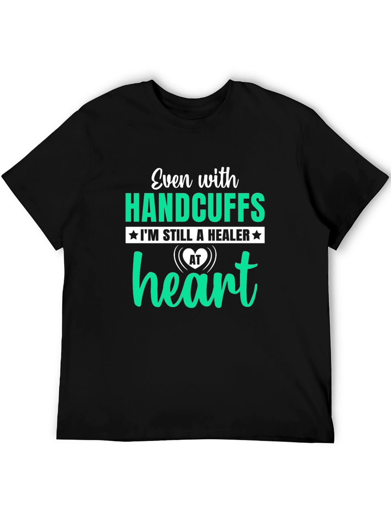 Handcuffs Healer Graphic T-Shirt - Black