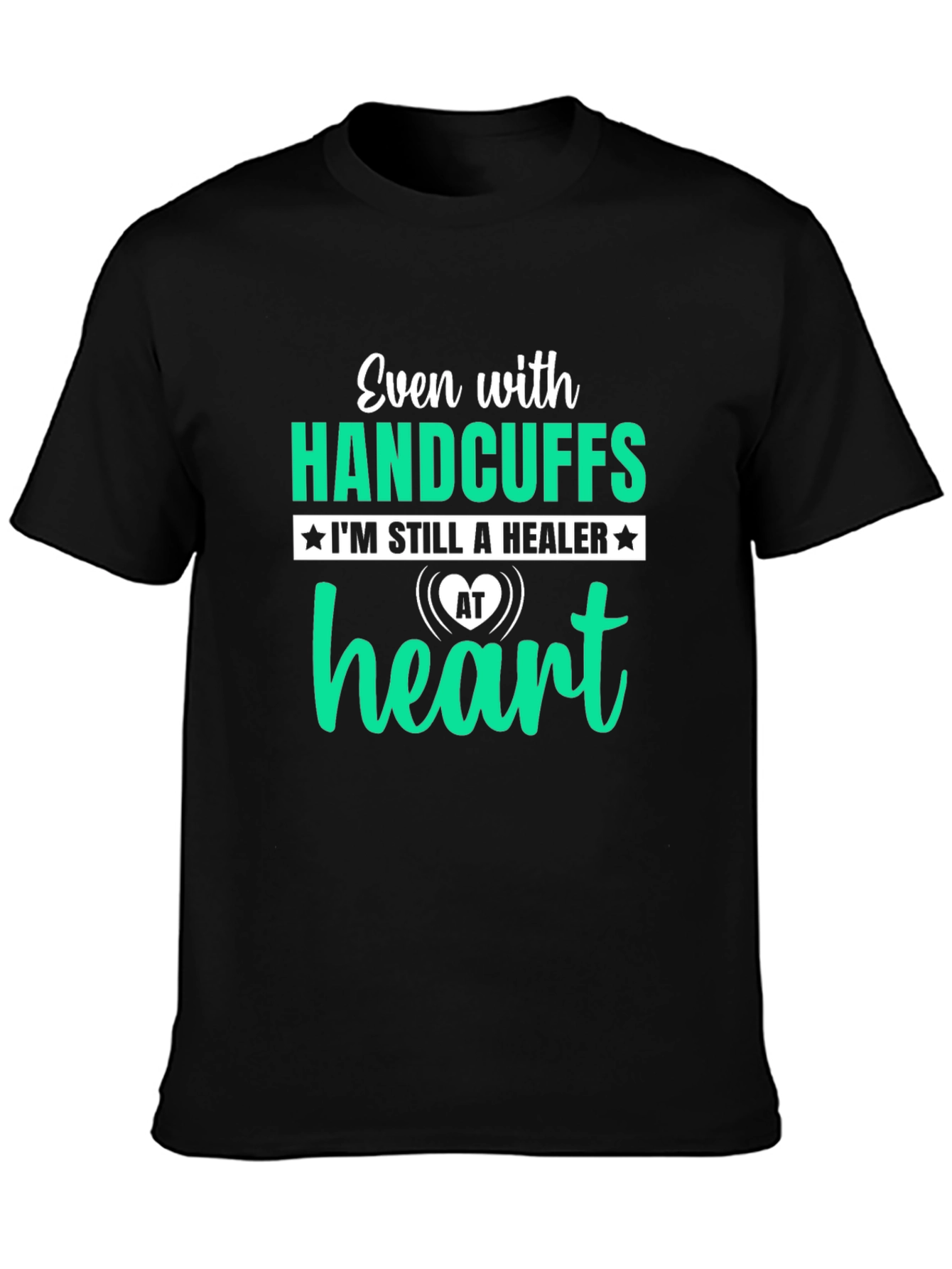 Handcuffs Healer Graphic T-Shirt - Black