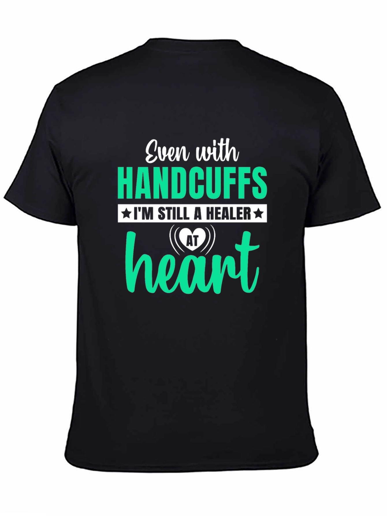 Handcuffs Healer Graphic T-Shirt - Black