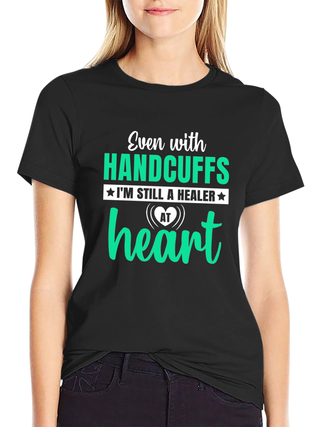 Handcuffs Healer Graphic T-Shirt - Black