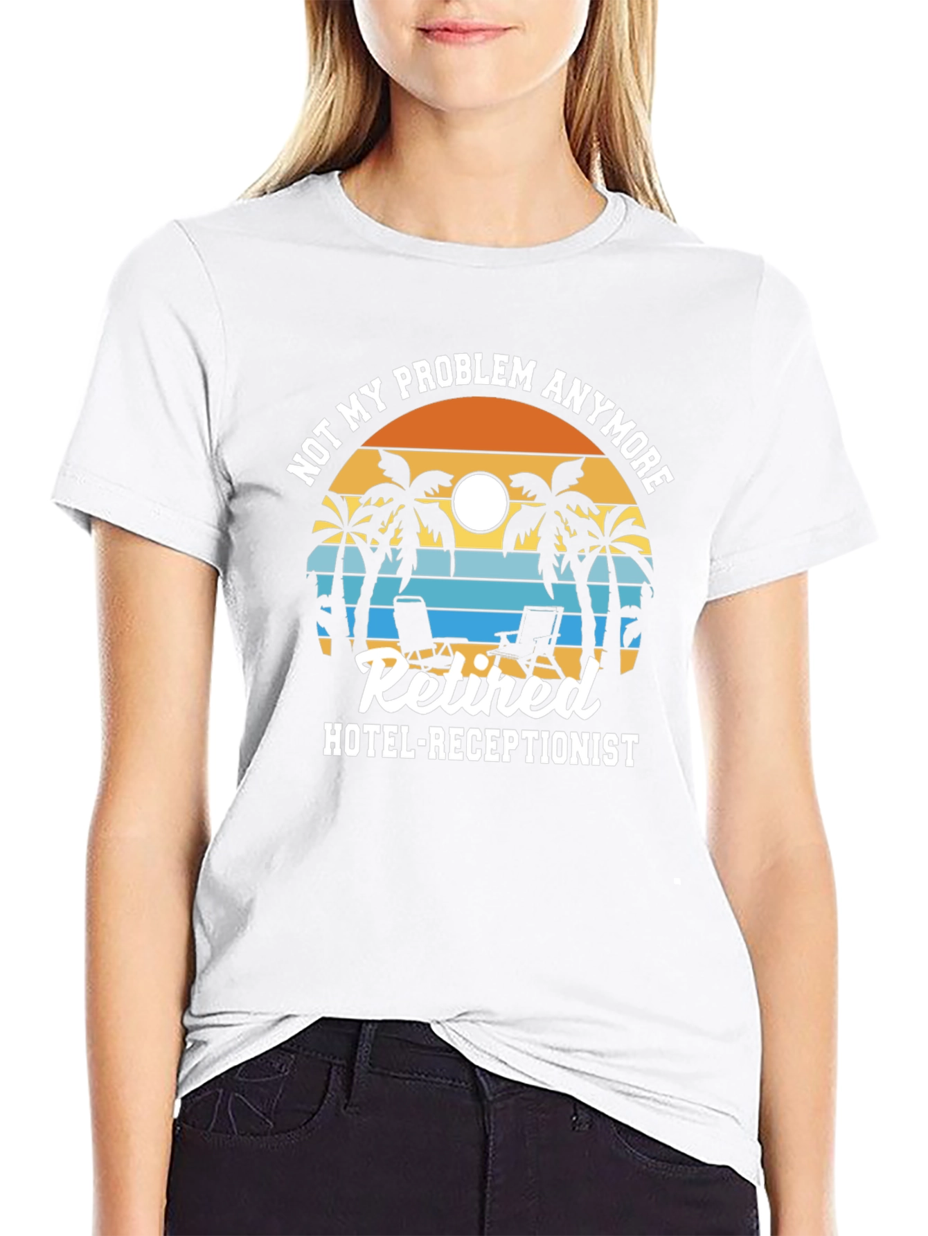 Retired Hotel Receptionist Graphic T-Shirt
