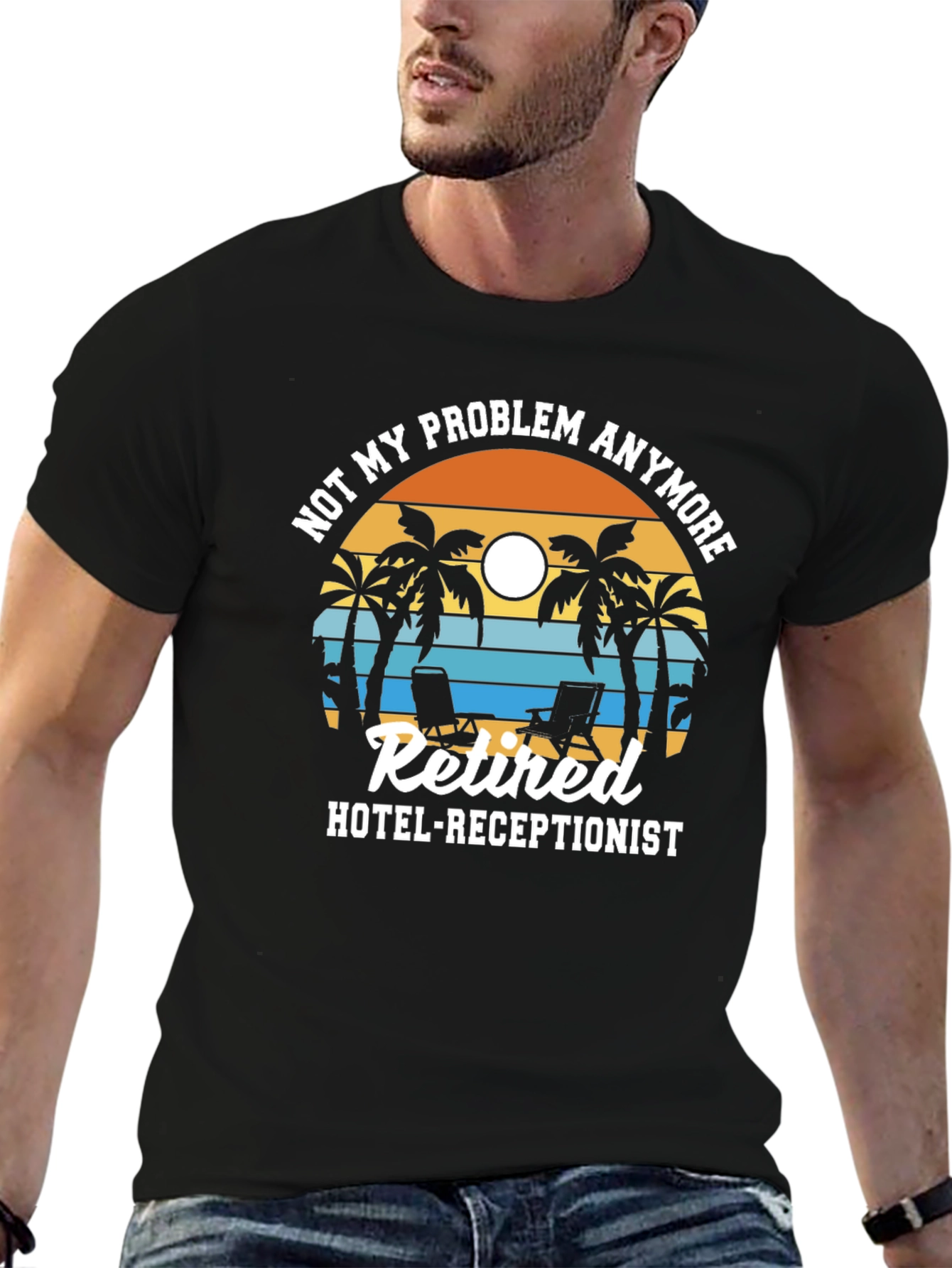 Retired Hotel Receptionist Graphic T-Shirt
