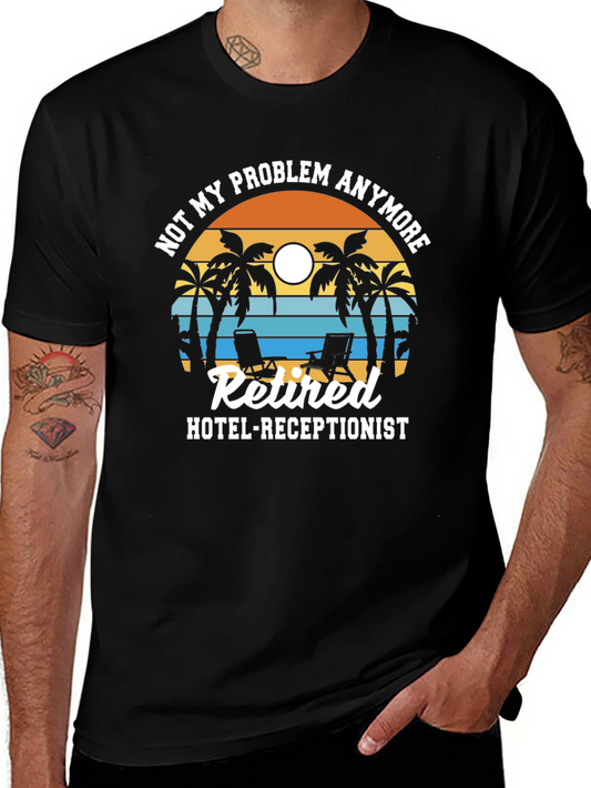 Retired Hotel Receptionist Graphic T-Shirt