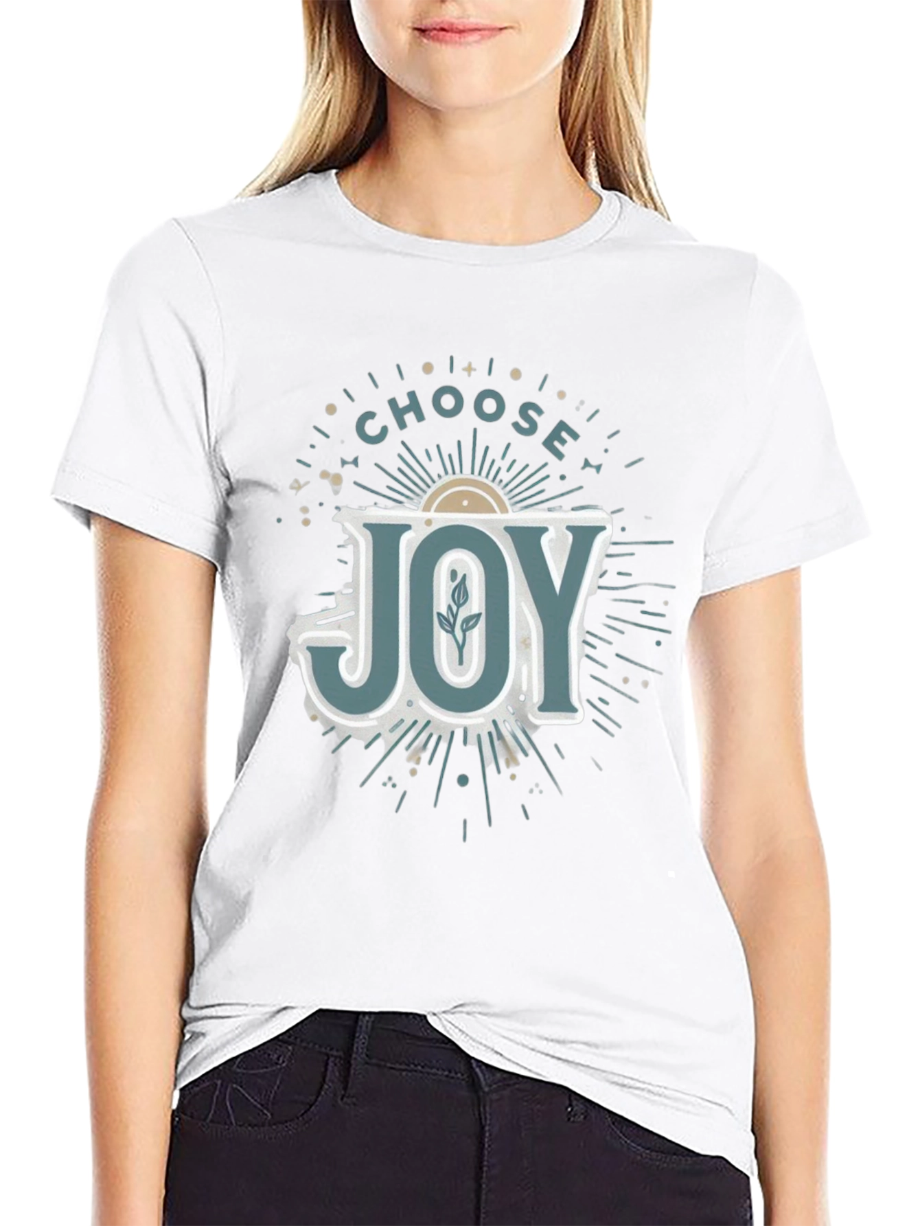 Choose Joy Graphic Tee - Soft Cotton Blend