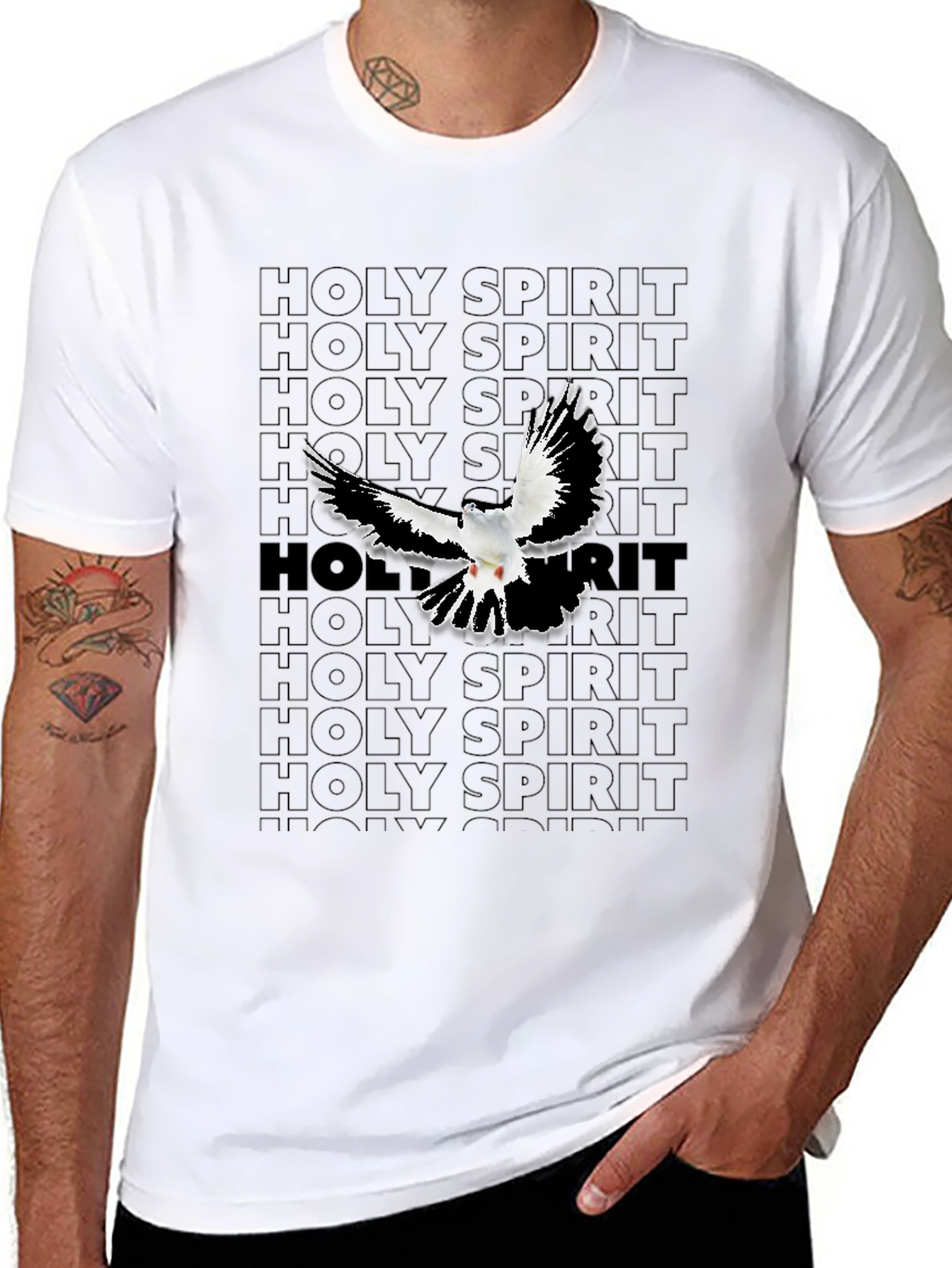 Holy Spirit Dove Graphic T-Shirt