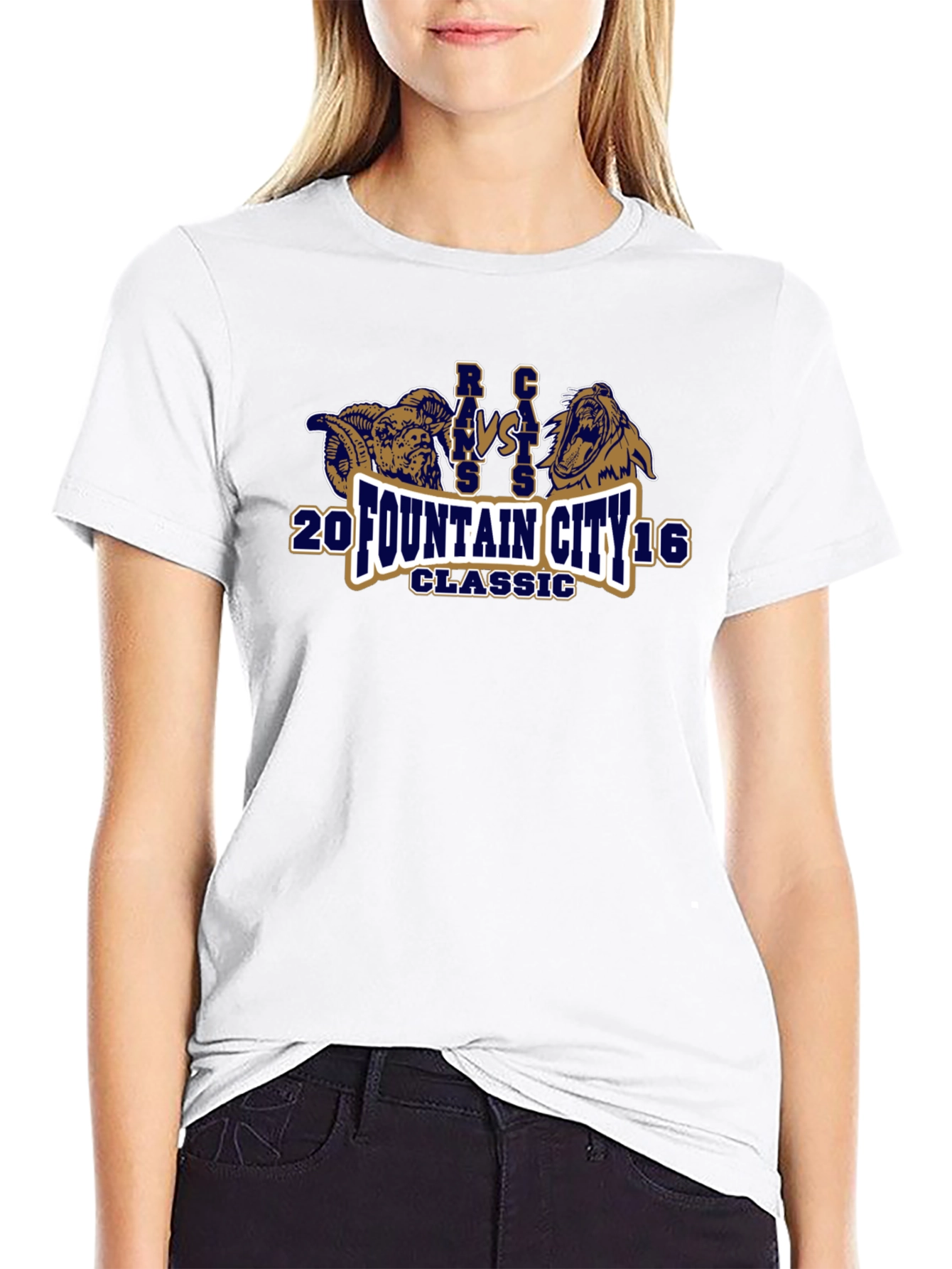Rams vs Cats Fountain City Classic T-Shirt
