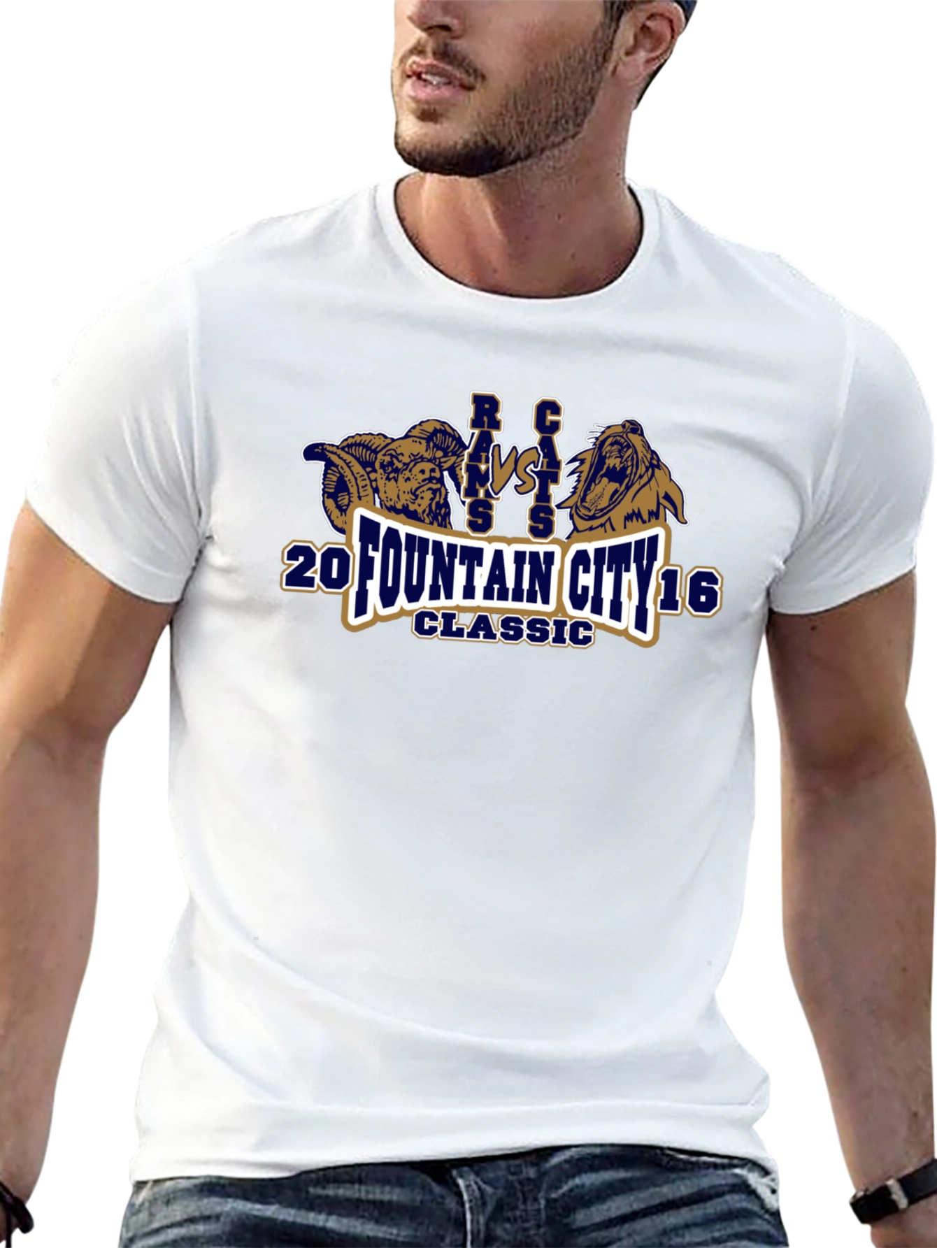 Rams vs Cats Fountain City Classic T-Shirt