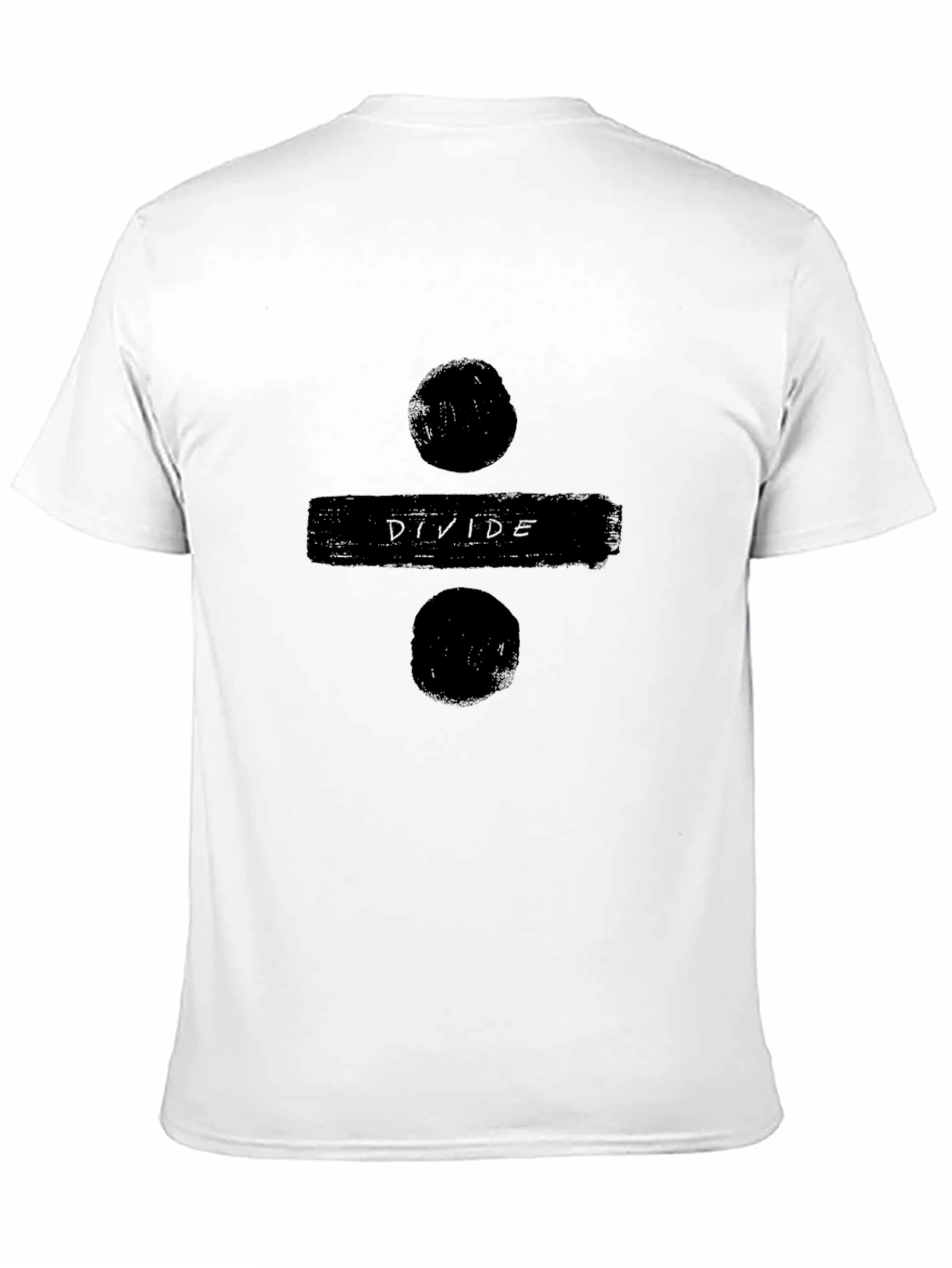 Divide Graphic T-Shirt - Ed Sheeran Inspired Black Tee