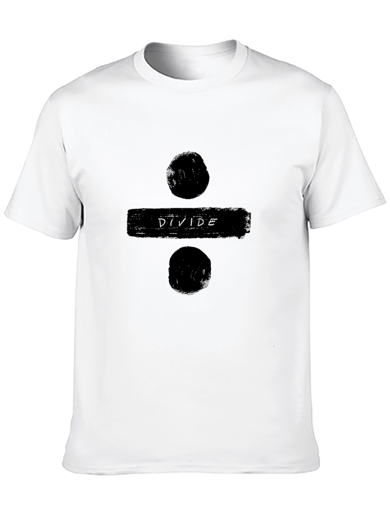 Divide Graphic T-Shirt - Ed Sheeran Inspired Black Tee