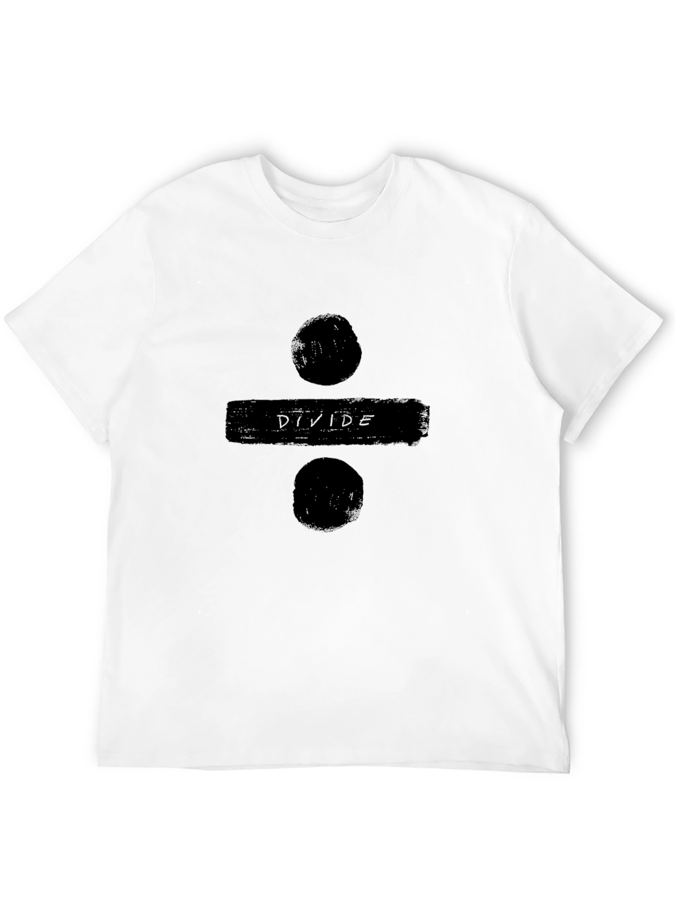Divide Graphic T-Shirt - Ed Sheeran Inspired Black Tee