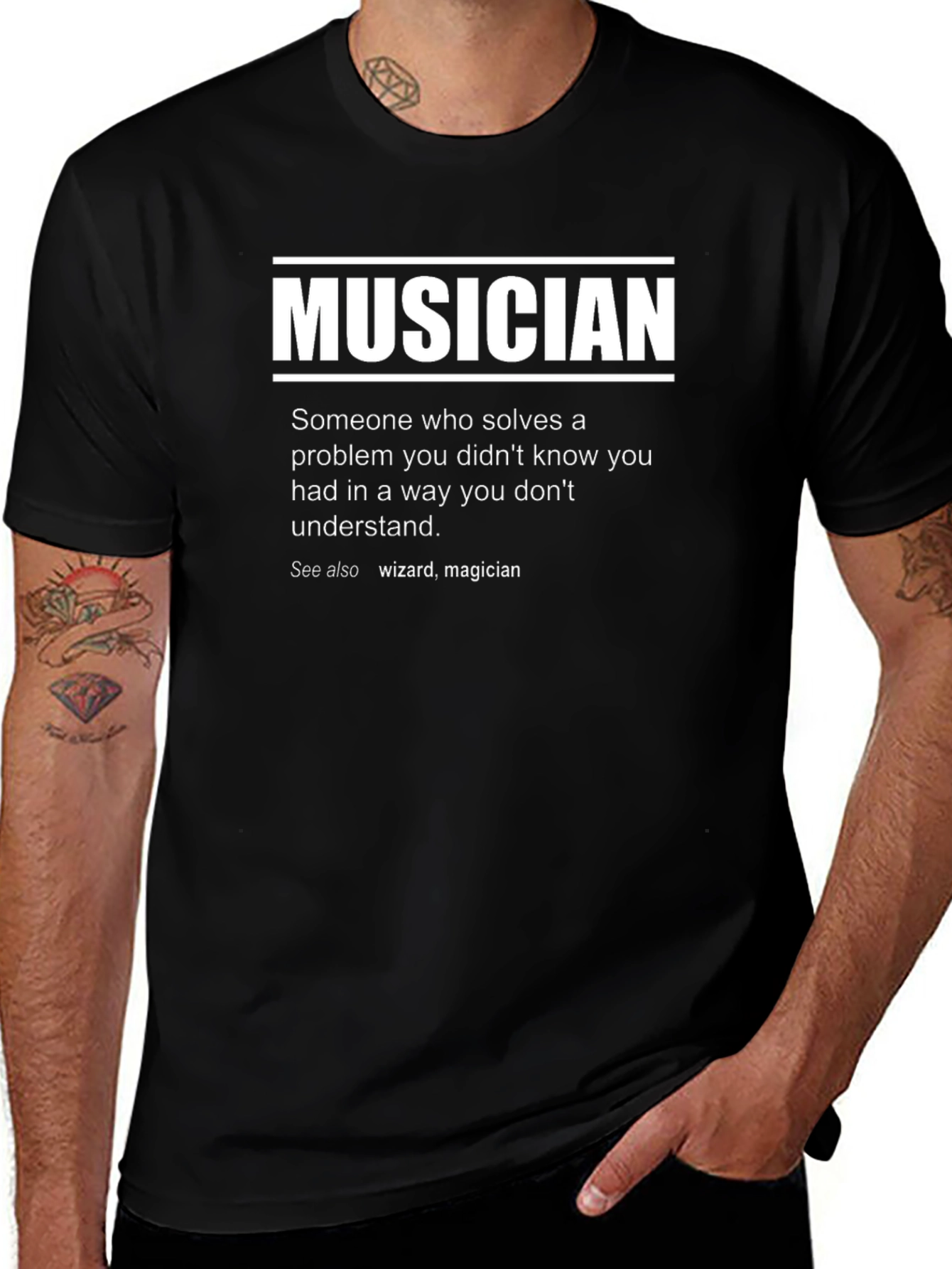 Musician Definition T-Shirt - Funny Music Lover Tee