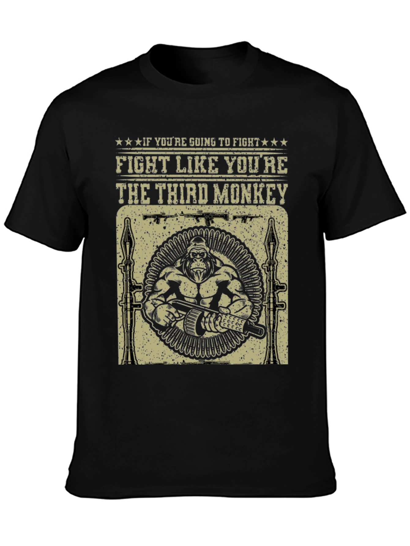 Fight Like Youre The Third Monkey T-Shirt