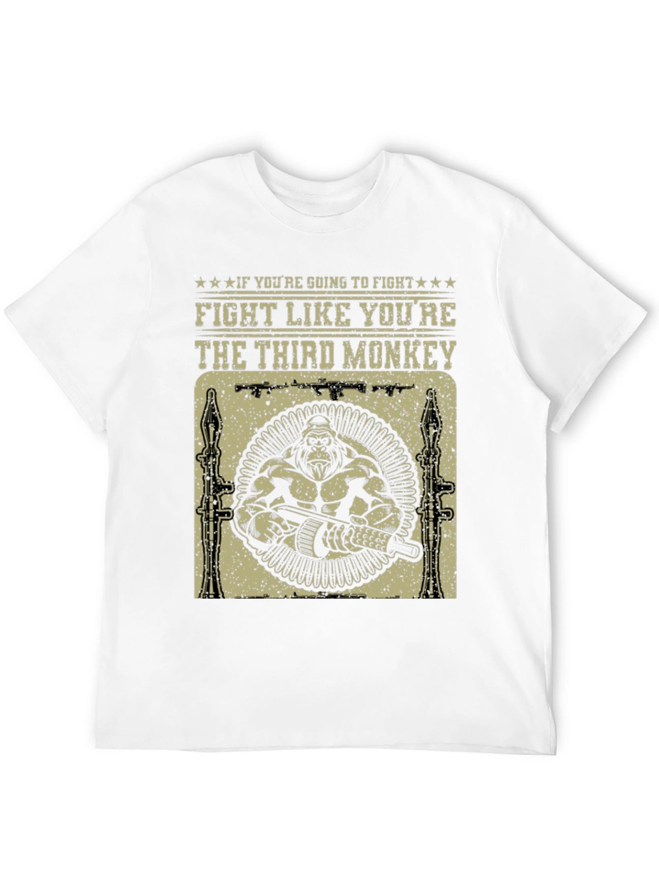 Fight Like Youre The Third Monkey T-Shirt