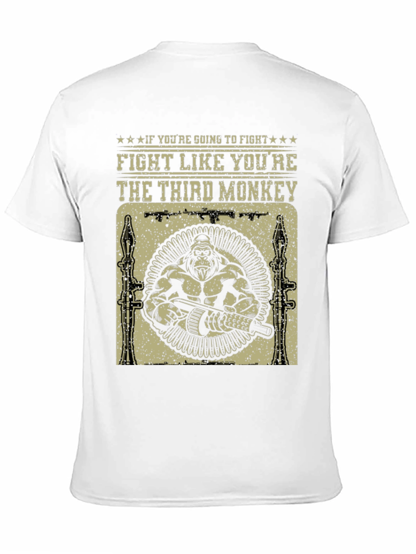 Fight Like Youre The Third Monkey T-Shirt
