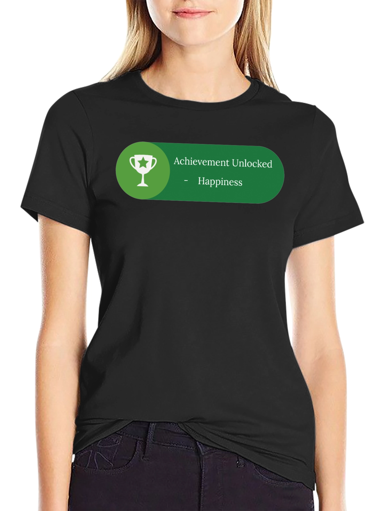 Achievement Unlocked Happiness Graphic T-Shirt