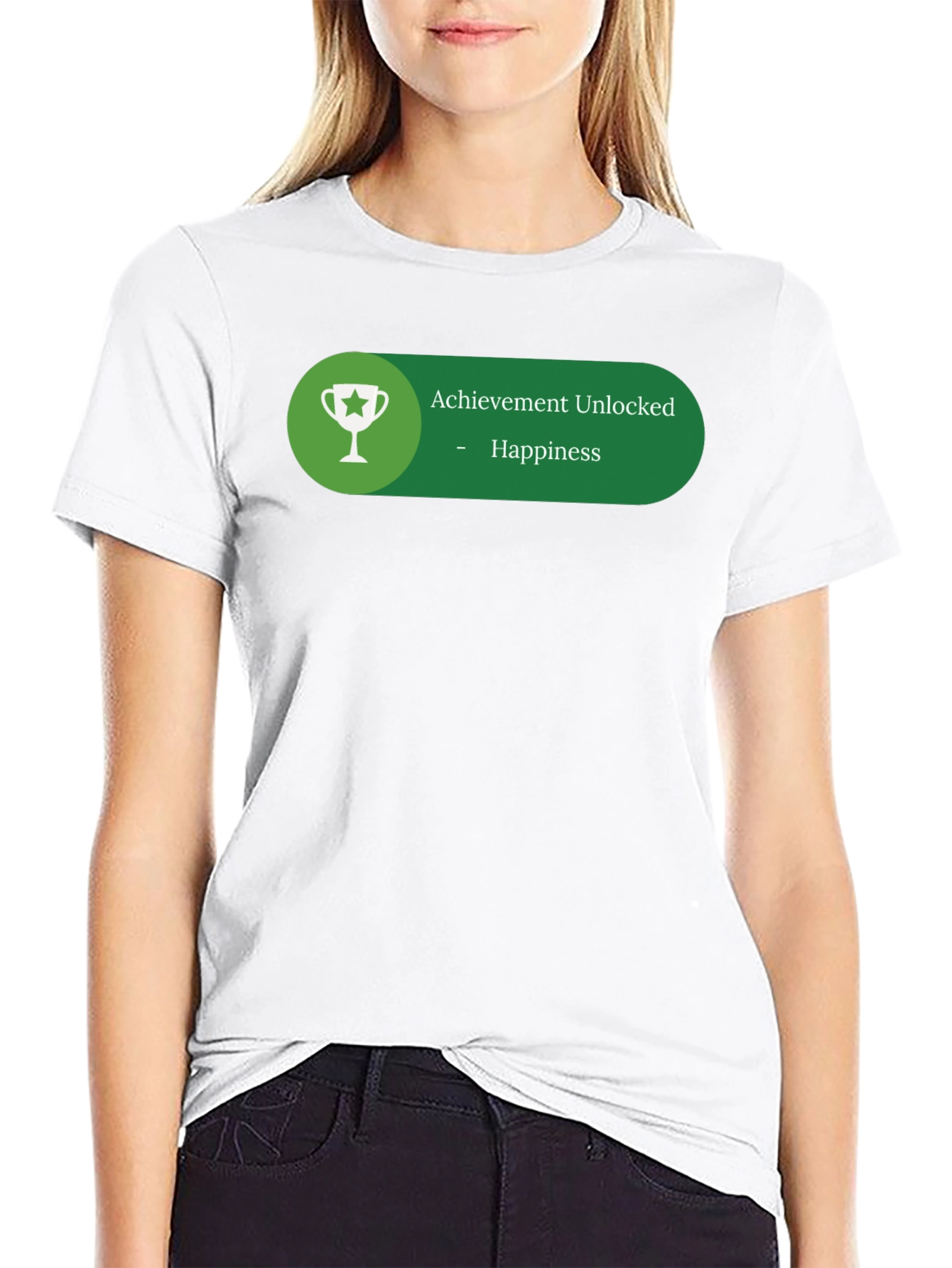 Achievement Unlocked Happiness Graphic T-Shirt