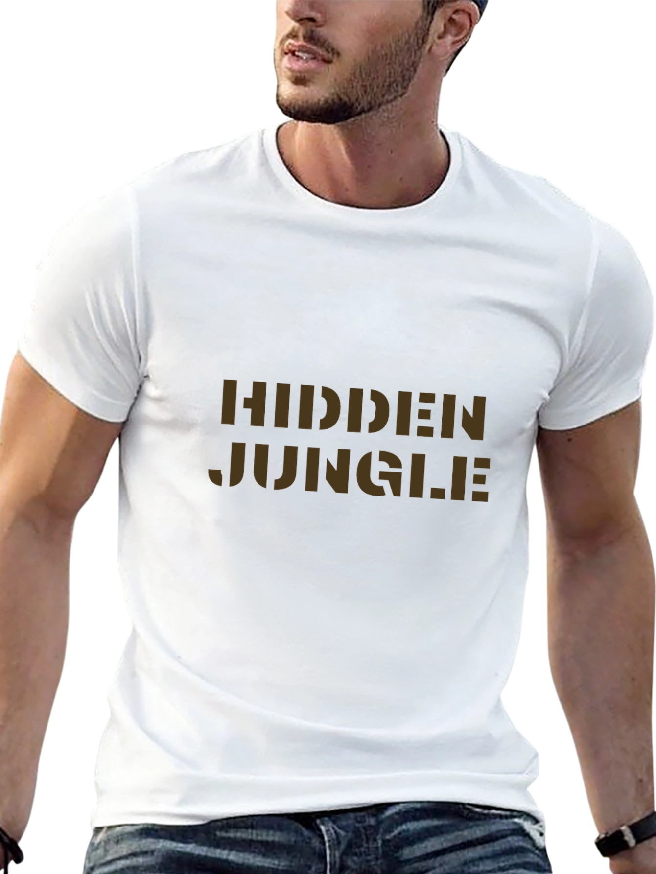 Hidden Jungle Graphic Tee - Soft Cotton Blend